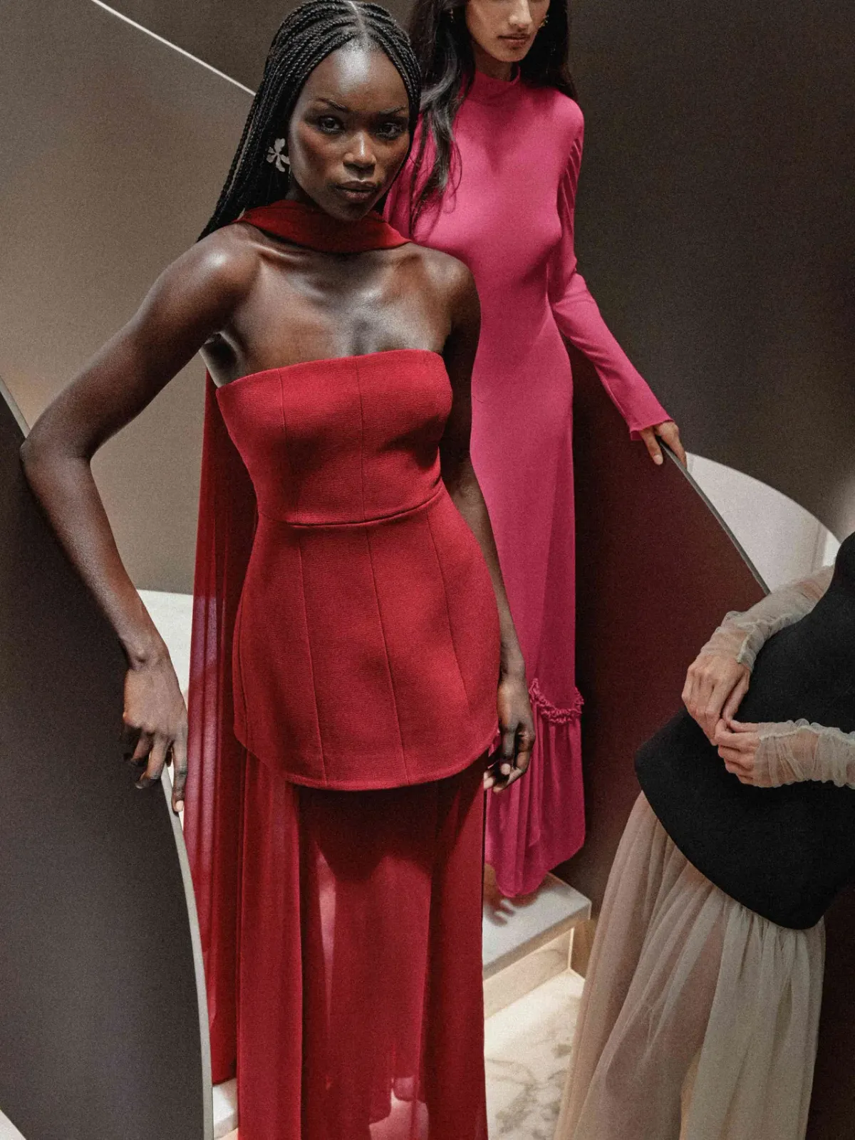 Sheike Marissa Maxi Dress Plum Size 8 - Image 4