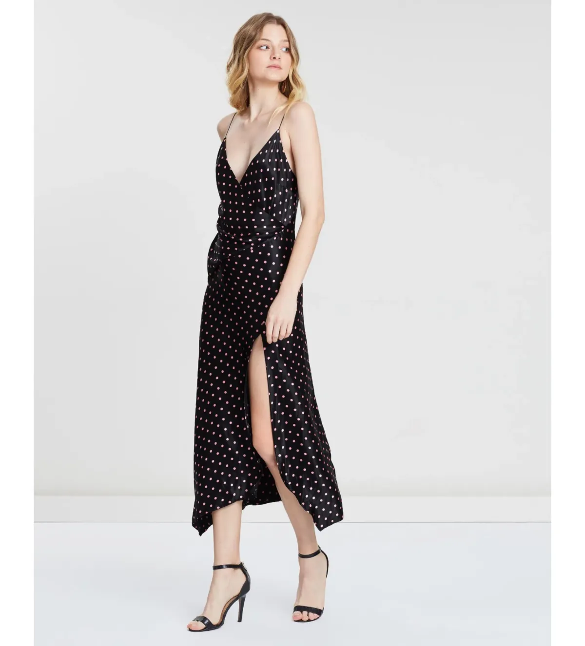 Bec & Bridge Kylie Slip Midi Dress Black Size AU 12 - Image 2
