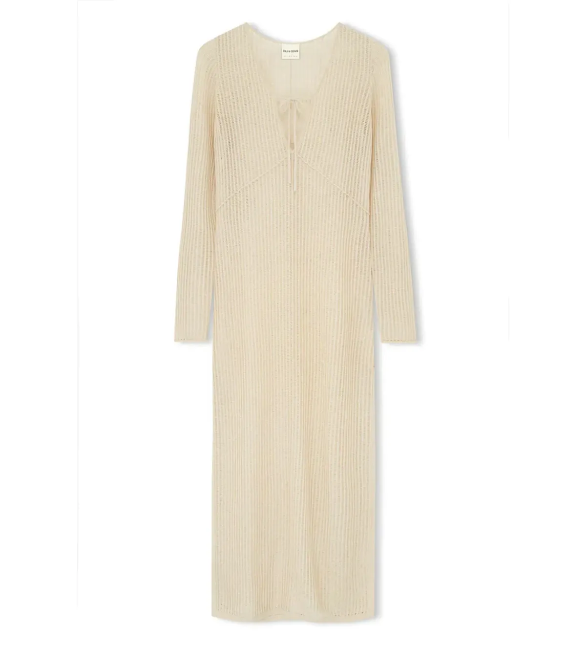 Zulu & Zephyr Husk Lattice Knit Dress Size 14 - Image 4