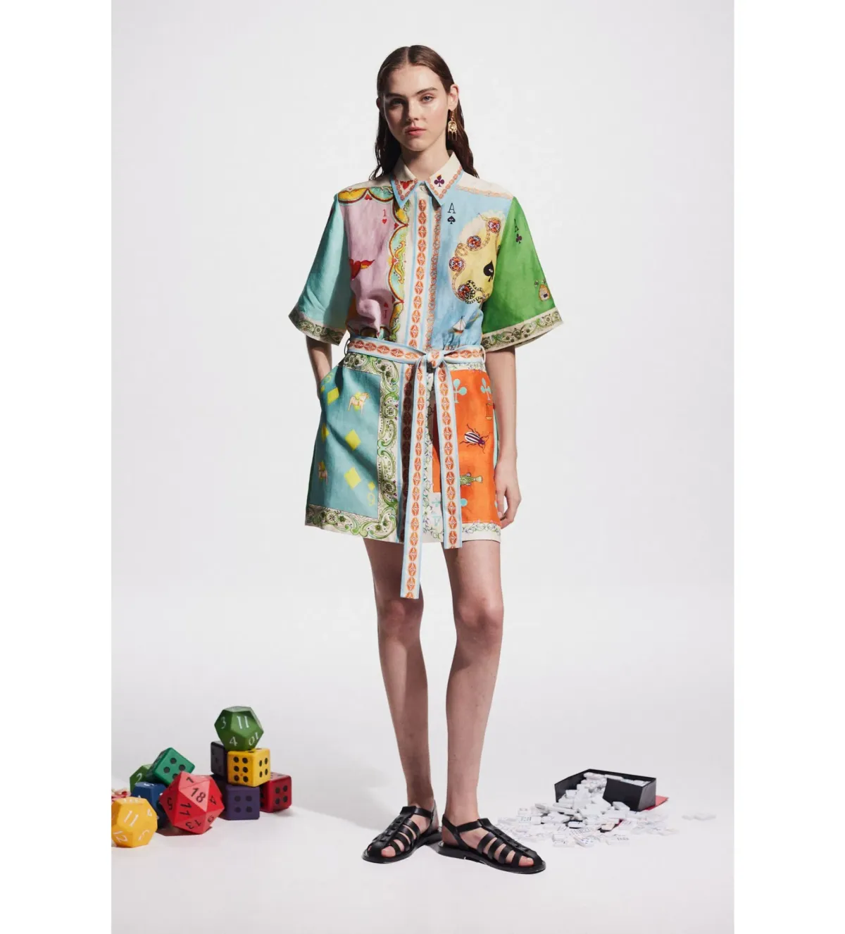 Alemais Rummy Mini Dress Multi Size 10  - Image 1