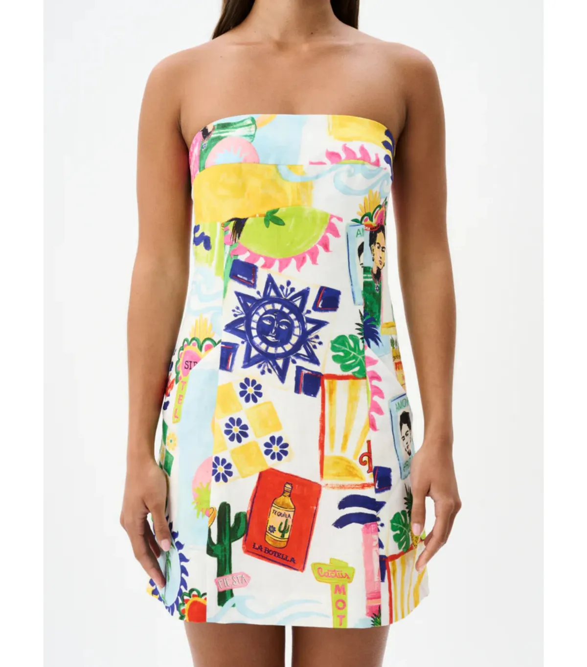 Roame Alba Mini Dress Hola Tulum Size 6 - Image 3