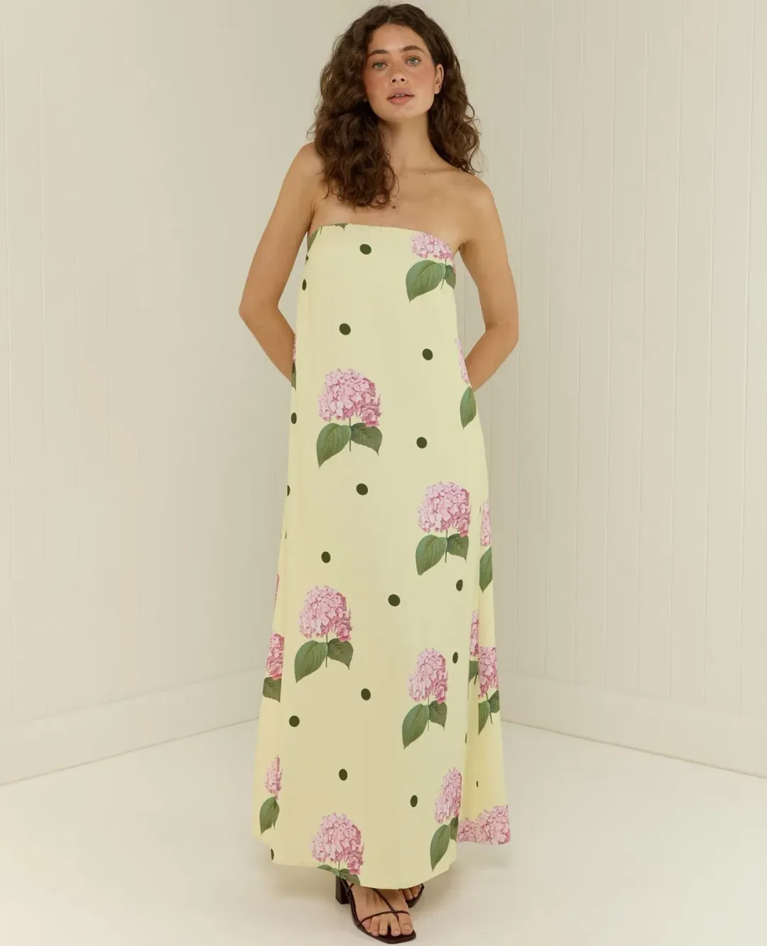 Palm Noosa Alessia Dress Portofino Polka Dot Size 12  for rent on The Volte - main image
