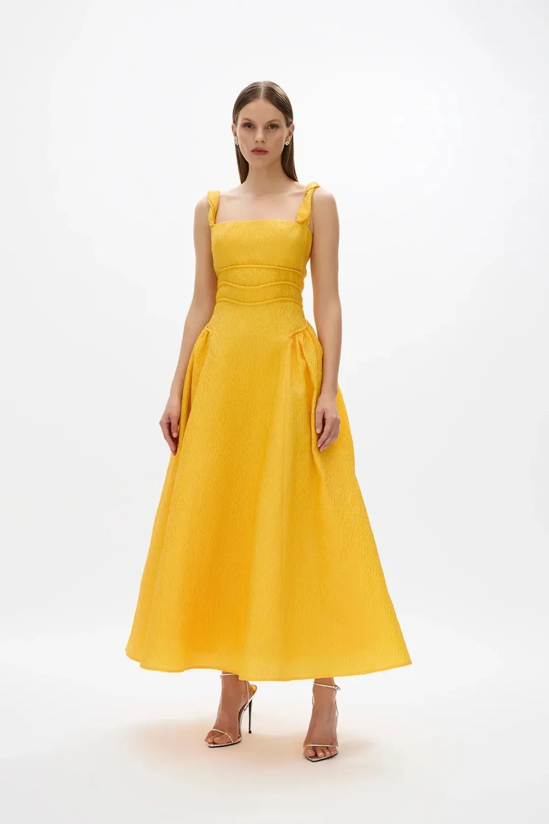 Rachel Gilbert Sophia Strap Yellow Size AU 8 for rent on The Volte - main image