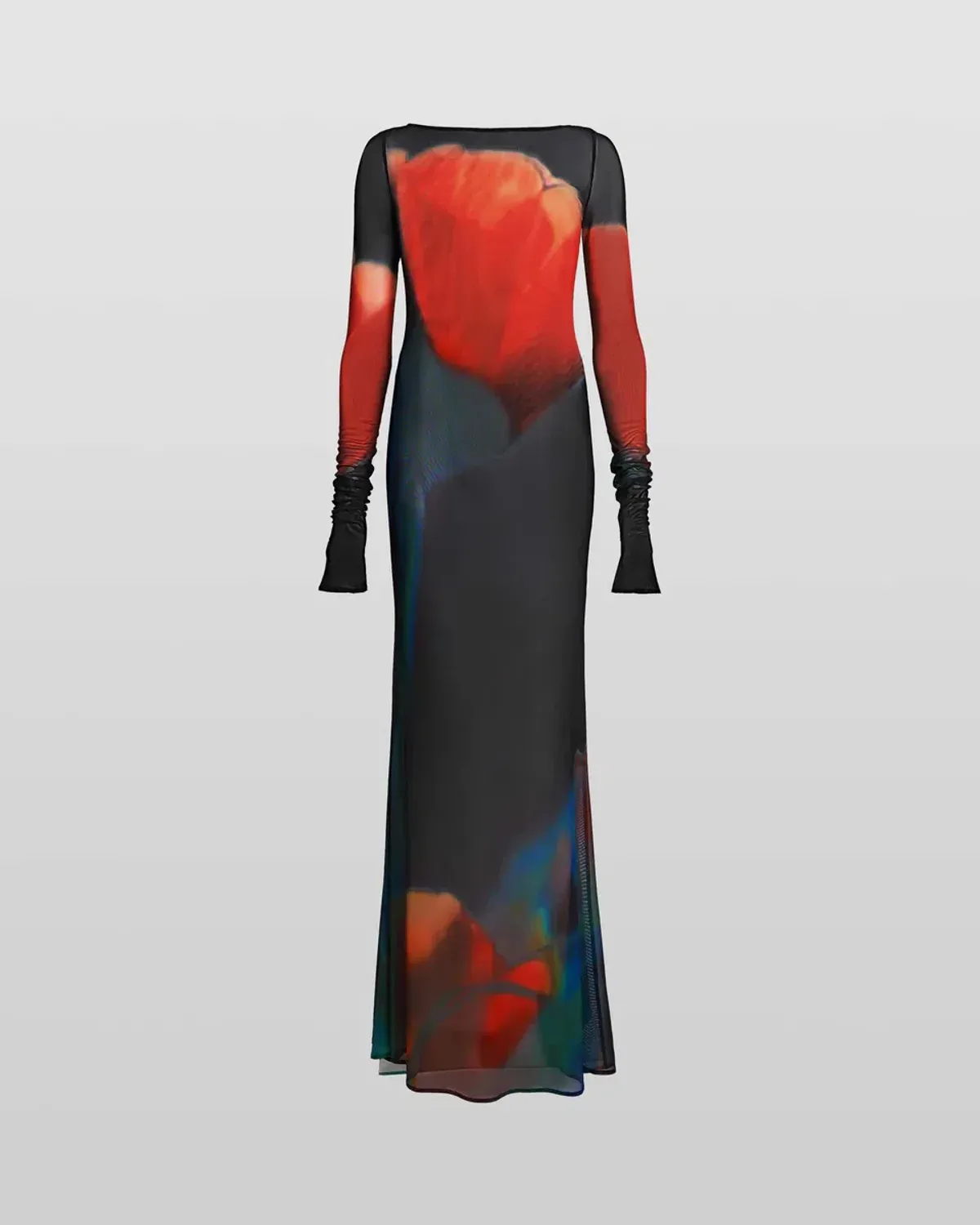 Rat & Boa Juniper Dress Floral Black Maxi Size 8 - Image 3