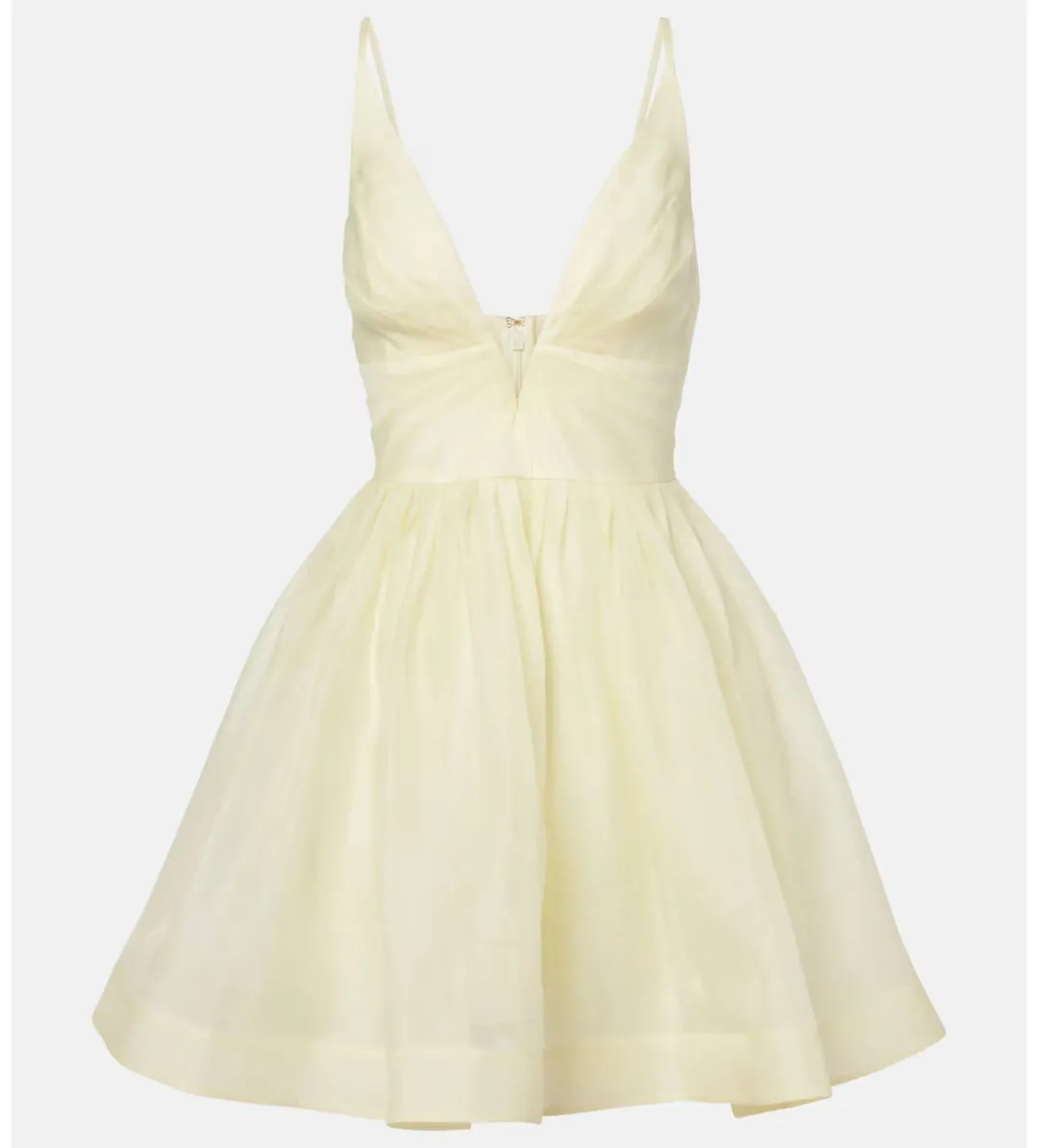 Zimmermann Illuminate V neck Mini Dress size 8 for rent on The Volte - main image