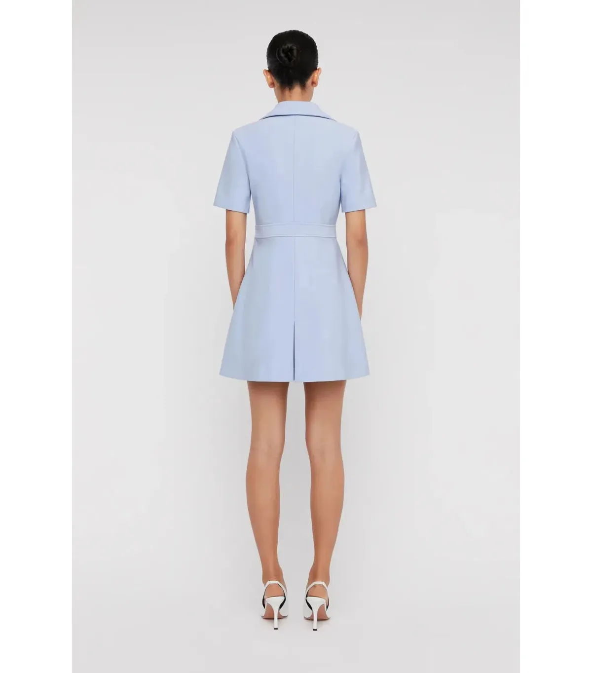 Scanlan Theodore Italian Milano Dress Blue Size AU 8 - Image 3