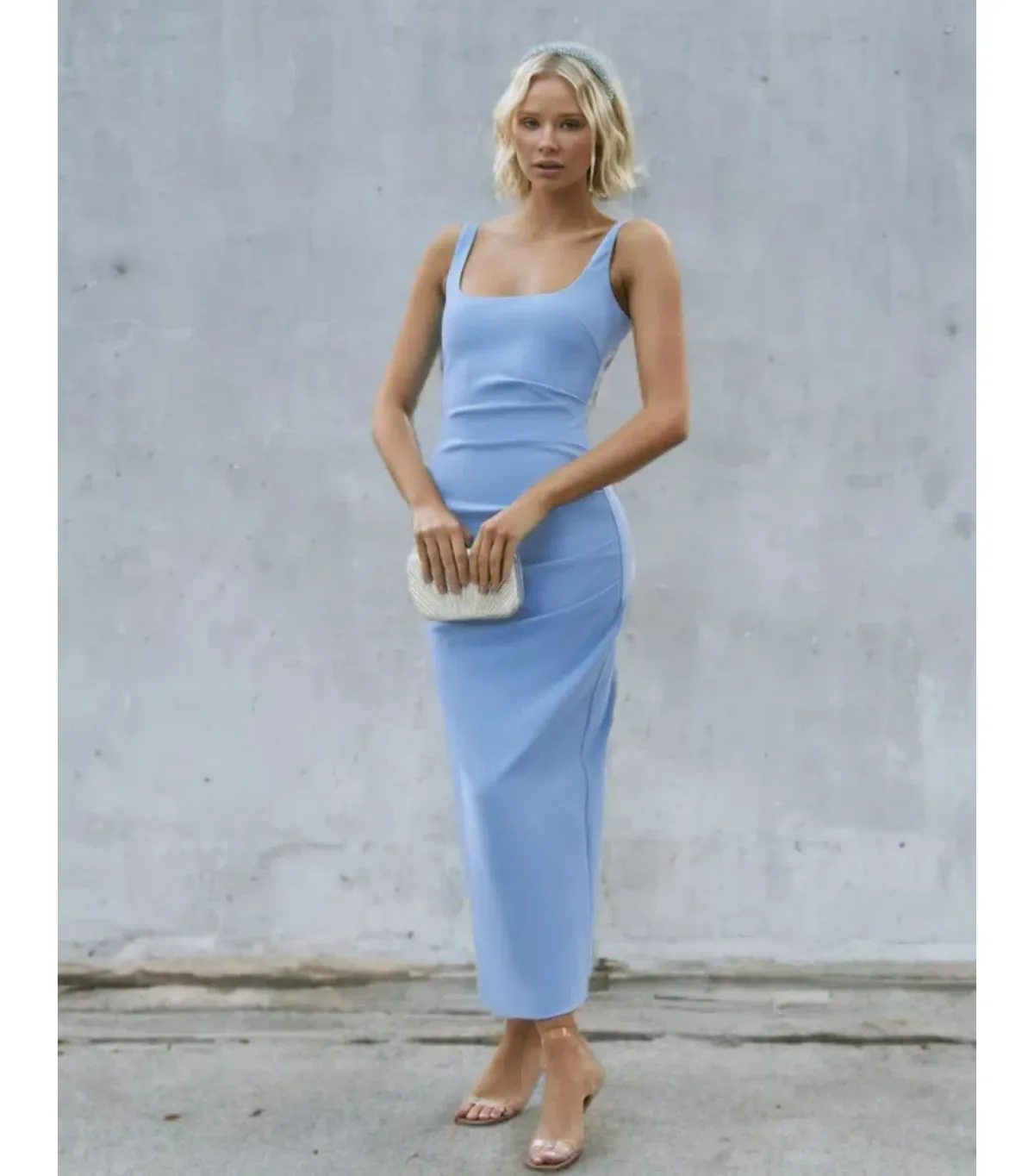 Azzurielle Aeris Dress in Blue Size AU 14 - Image 3