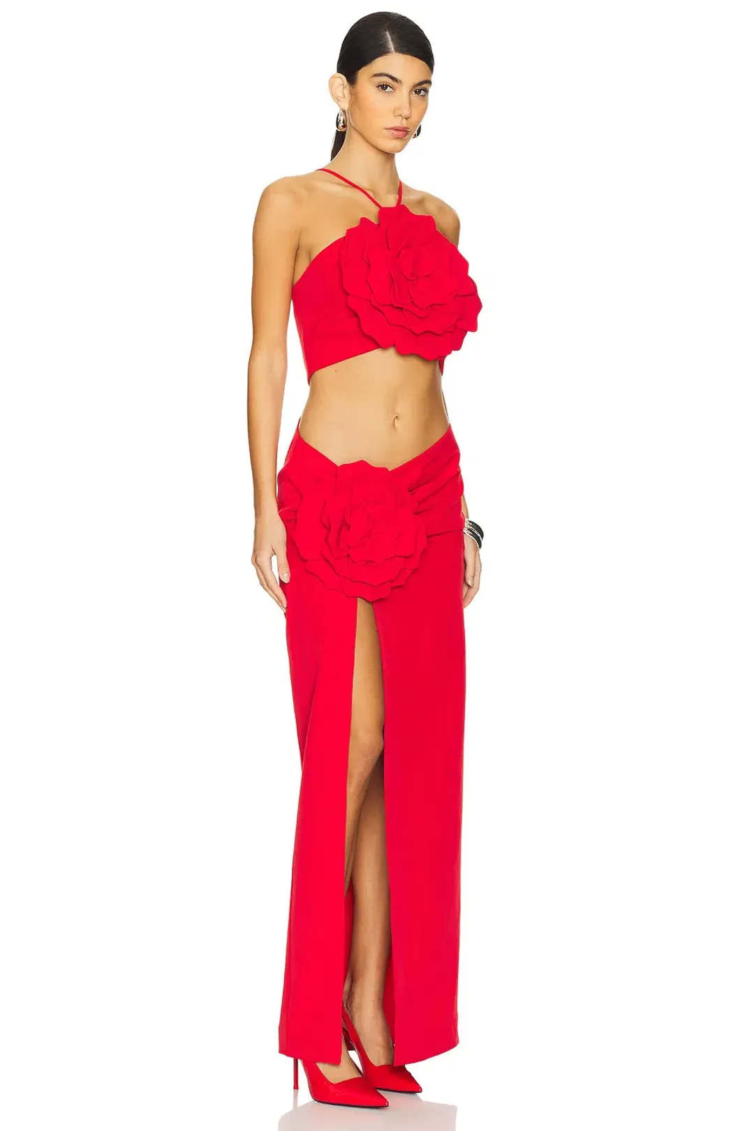 Lovers And Friends Artemis Gown In Red Size XS/Au 6  for rent on The Volte - main image