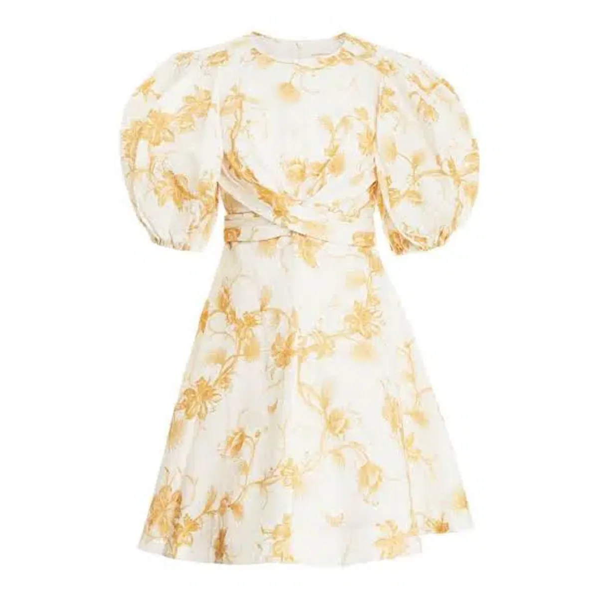 Zimmermann Wrap Mini Keira Beige Size AU 8 - Image 3