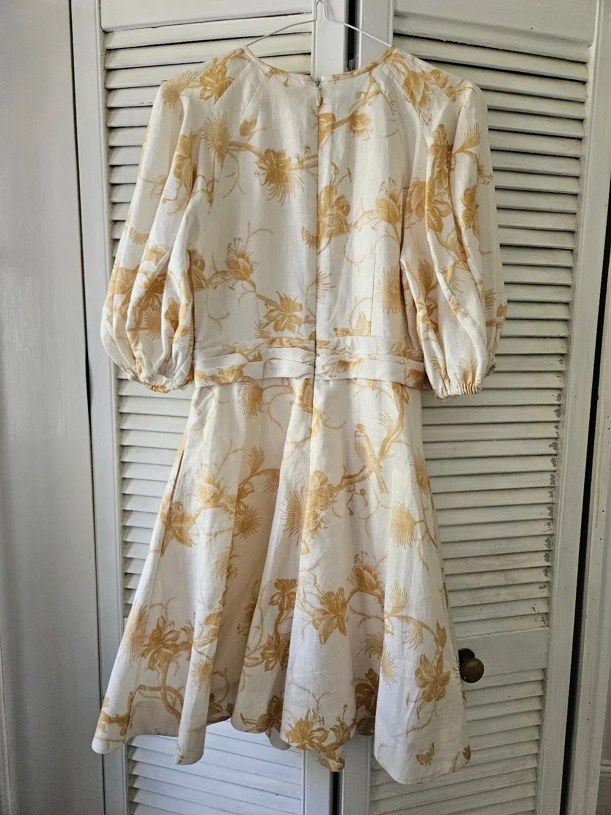 Zimmermann Wrap Mini Keira Beige Size AU 8 - Image 5