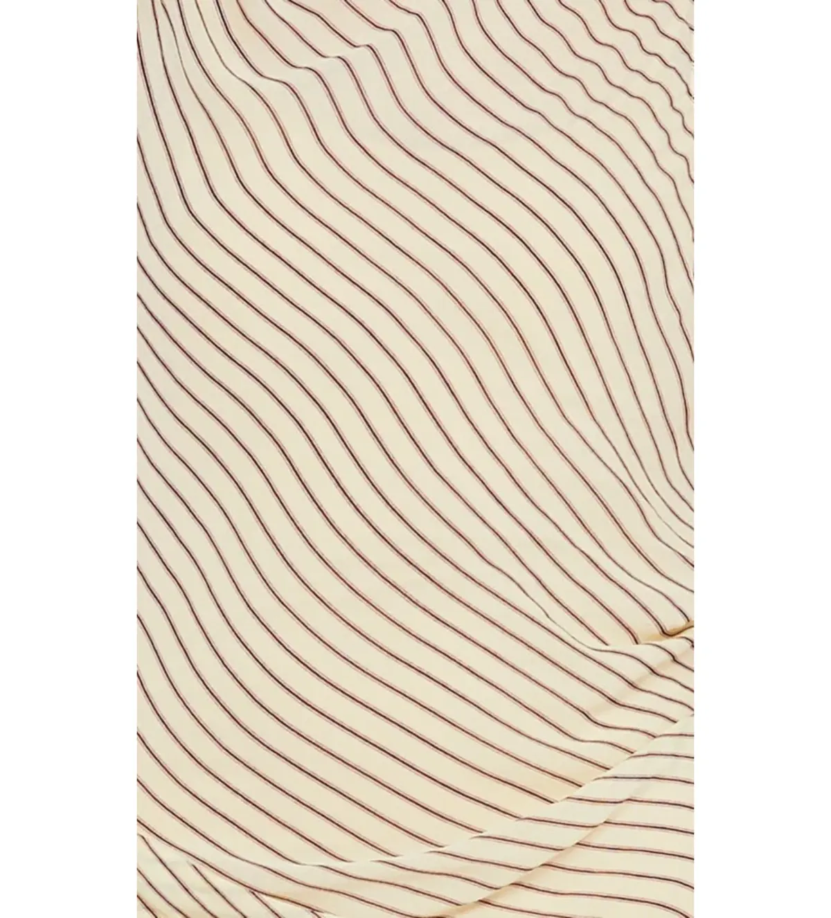 Bec and Bridge Anise Asym Mini Dress in Butter/Plum Stripe Size AU 10 - Image 4