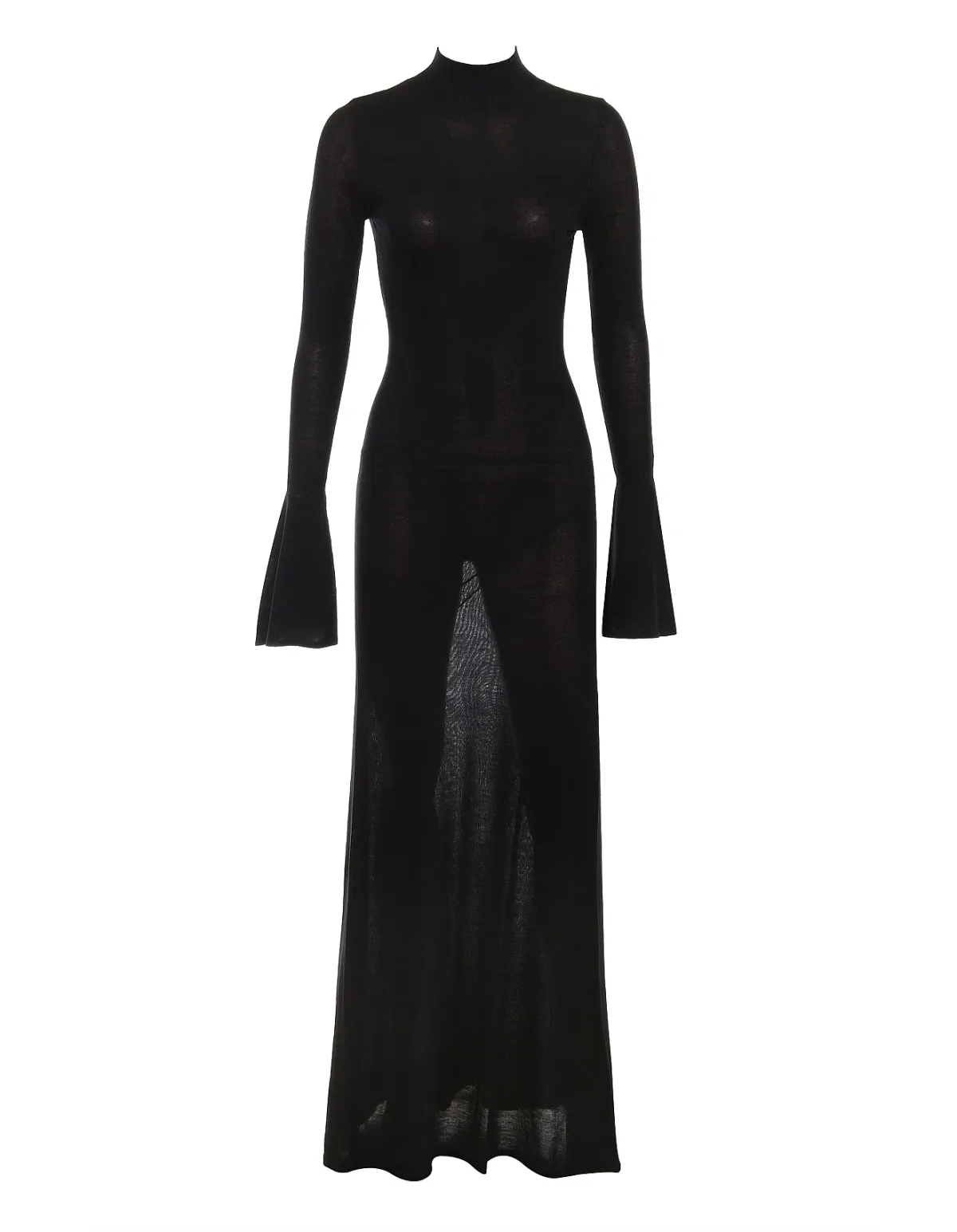 House of CB  Sancha Knit Maxi Dress in Black Size AU 8 - Image 4