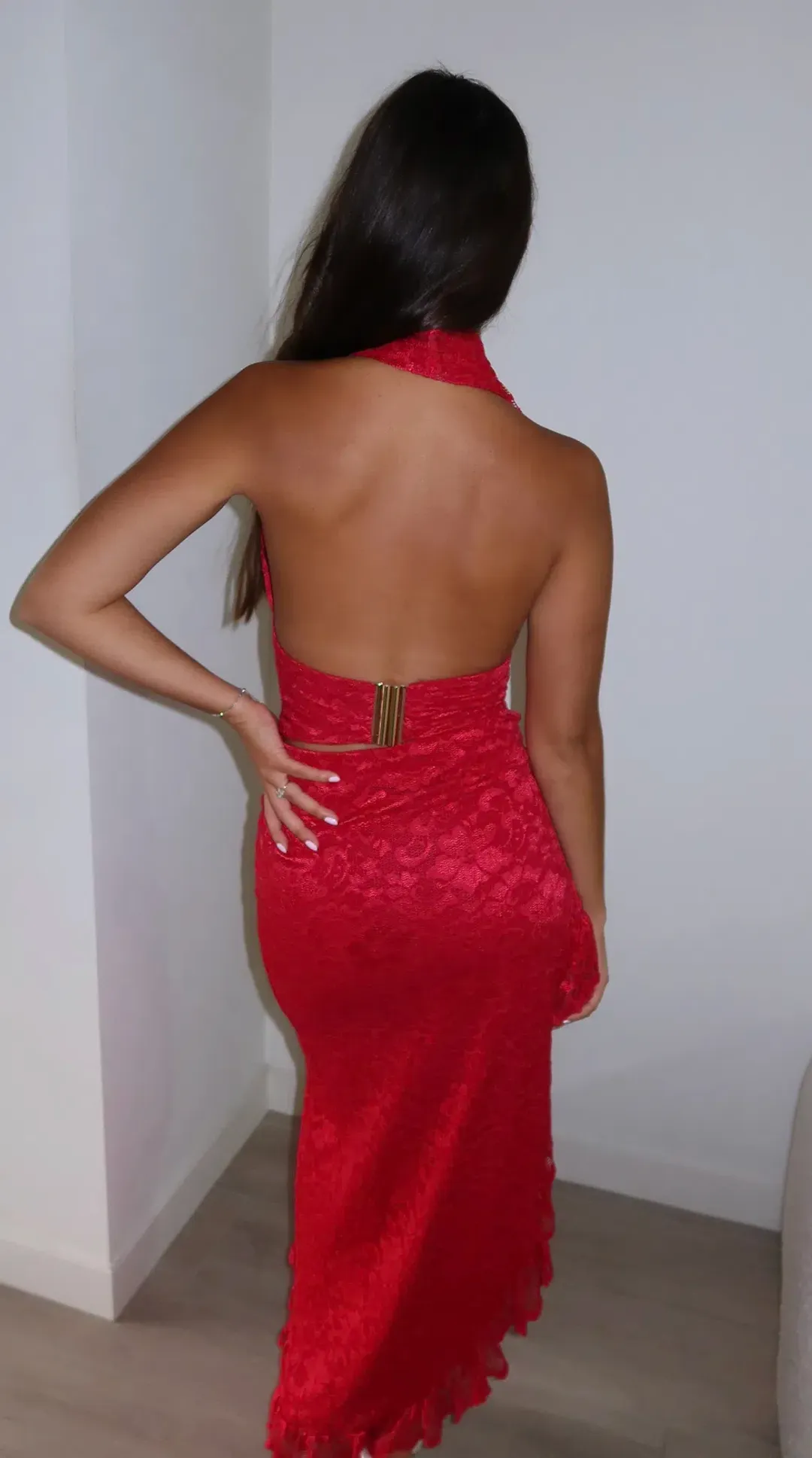 Deconduarte Coco Dress in  Red Size XS / AU 6 for rent on The Volte - main image