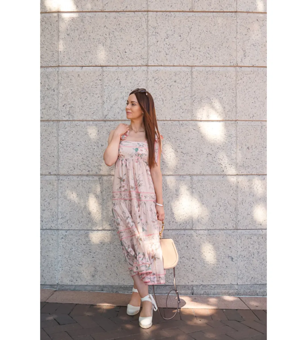 Zimmerman  Moonshine Tie-Shoulder Dress  Size AU 16 for rent on The Volte - main image