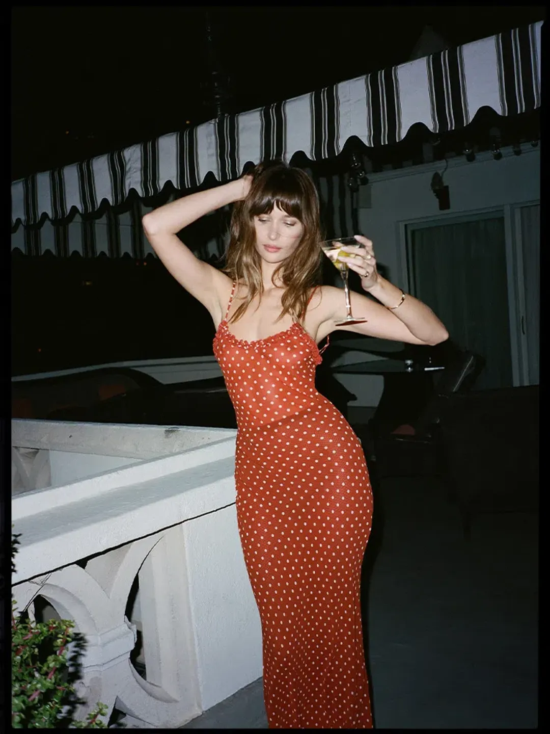 Realisation Par The Esmé Maxi Dress Rouge Spot Size 10 for rent on The Volte - main image