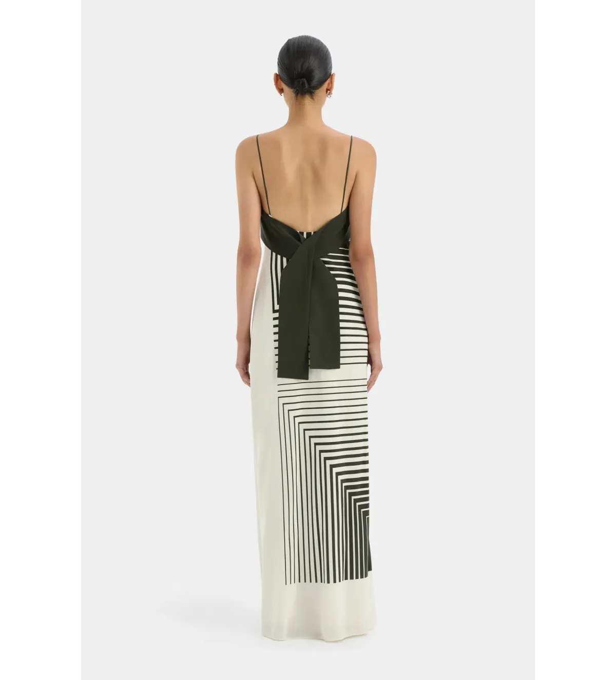Sir The Label Leilana Slip Maxi Dress Garden Stripe Size 2/AU 10 - Image 3