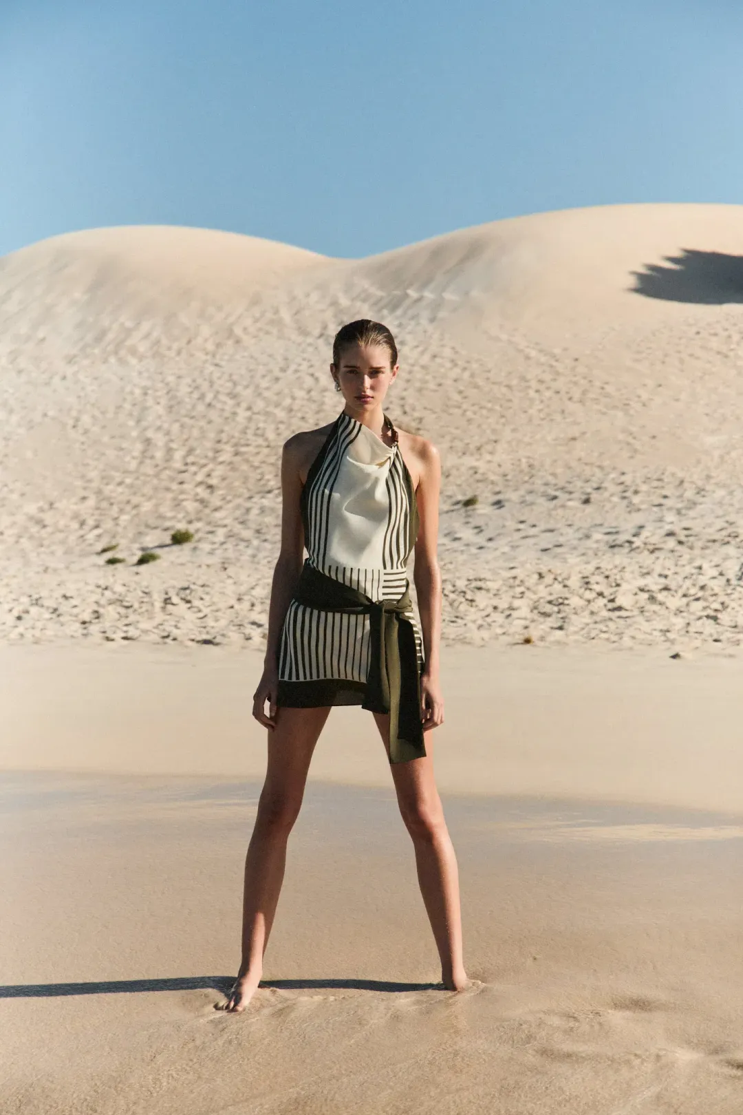 Sir the Label Leilana Mini Dress in Garden Stripe Size 6 for rent on The Volte - main image