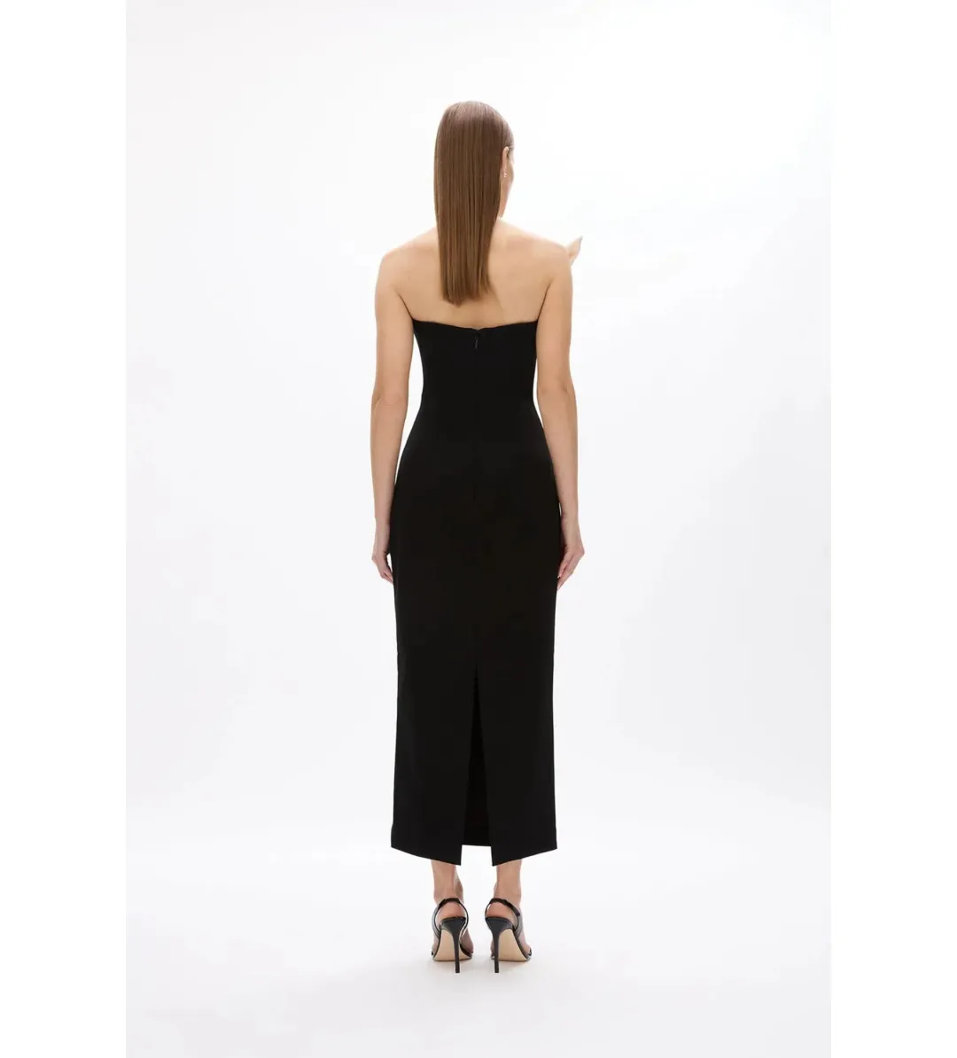 Rachel Gilbert Cassidy Midi Dress Black/Coconut Size AU 10 for rent on The Volte - main image
