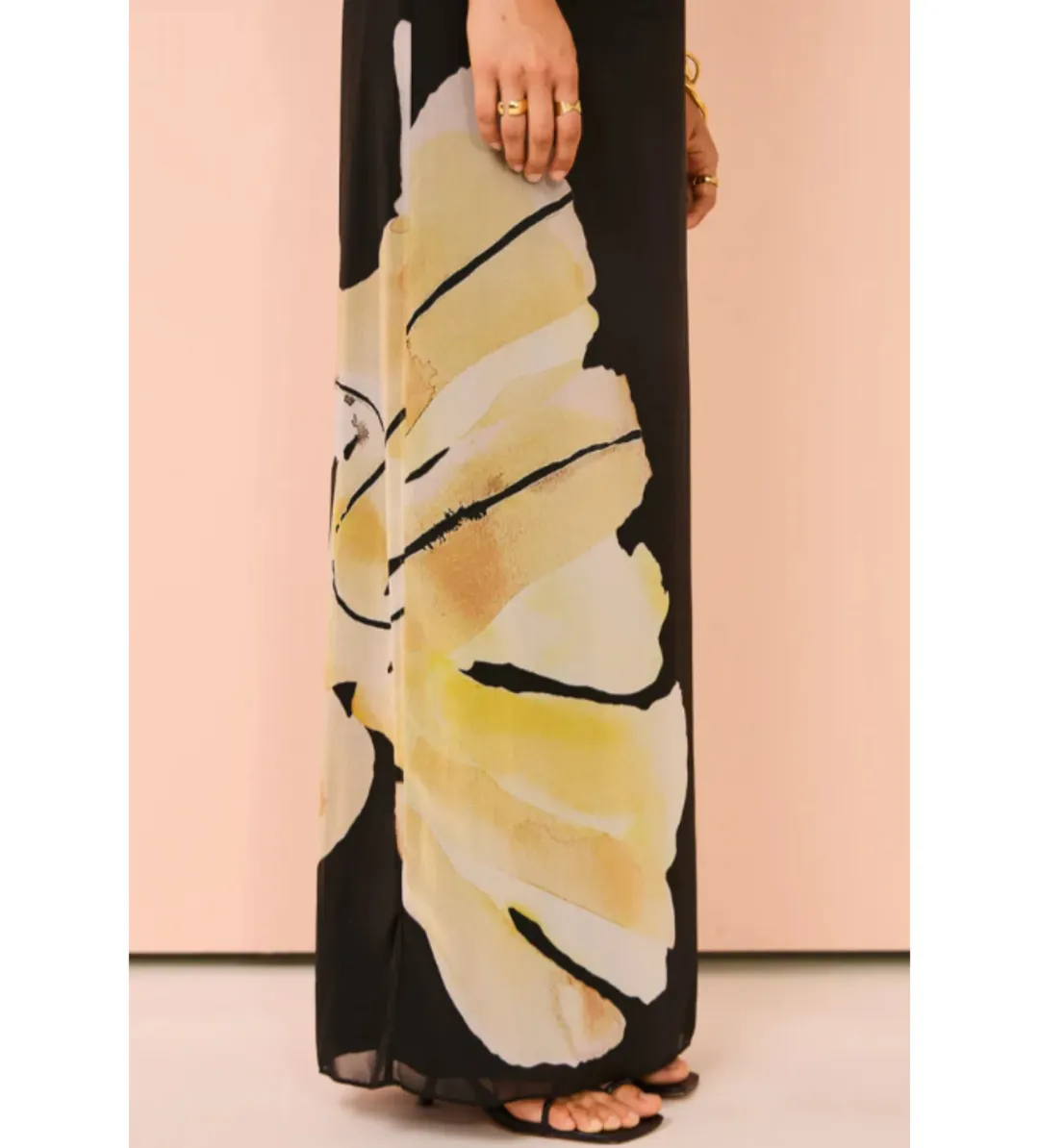 Camilla and Marc Leda Dress Black Size 8 for rent on The Volte - main image