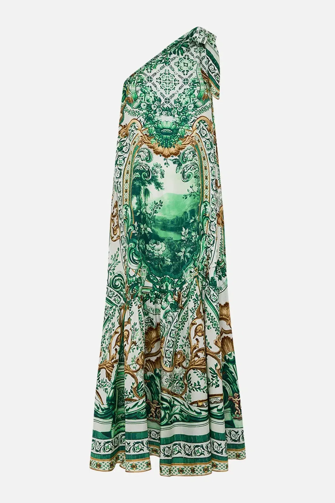 Camilla Tie One Shoulder Dress Corridor Of Calm Size AU 10  for rent on The Volte - main image