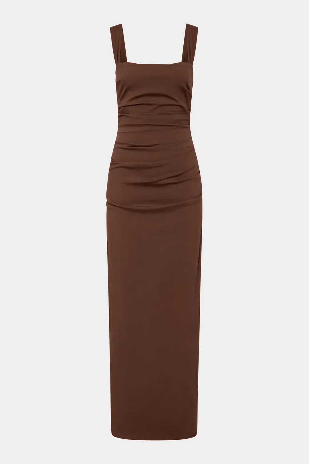 SIR the label Dahlia Balconette Gown in Chocolate size AU 8 for rent on The Volte - main image