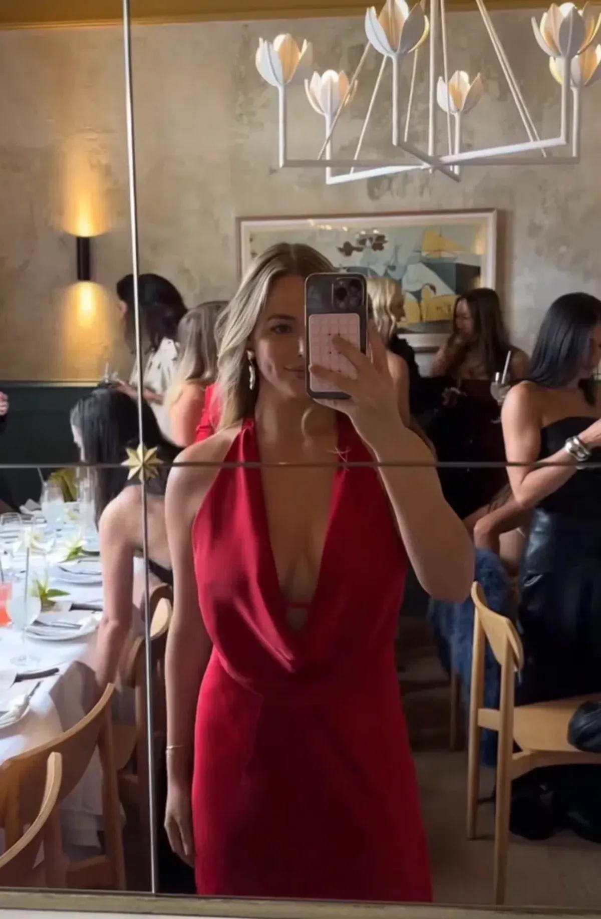 Manning Cartell CHARMED COWL SLIP DRESS in Red AU 8 - Image 4