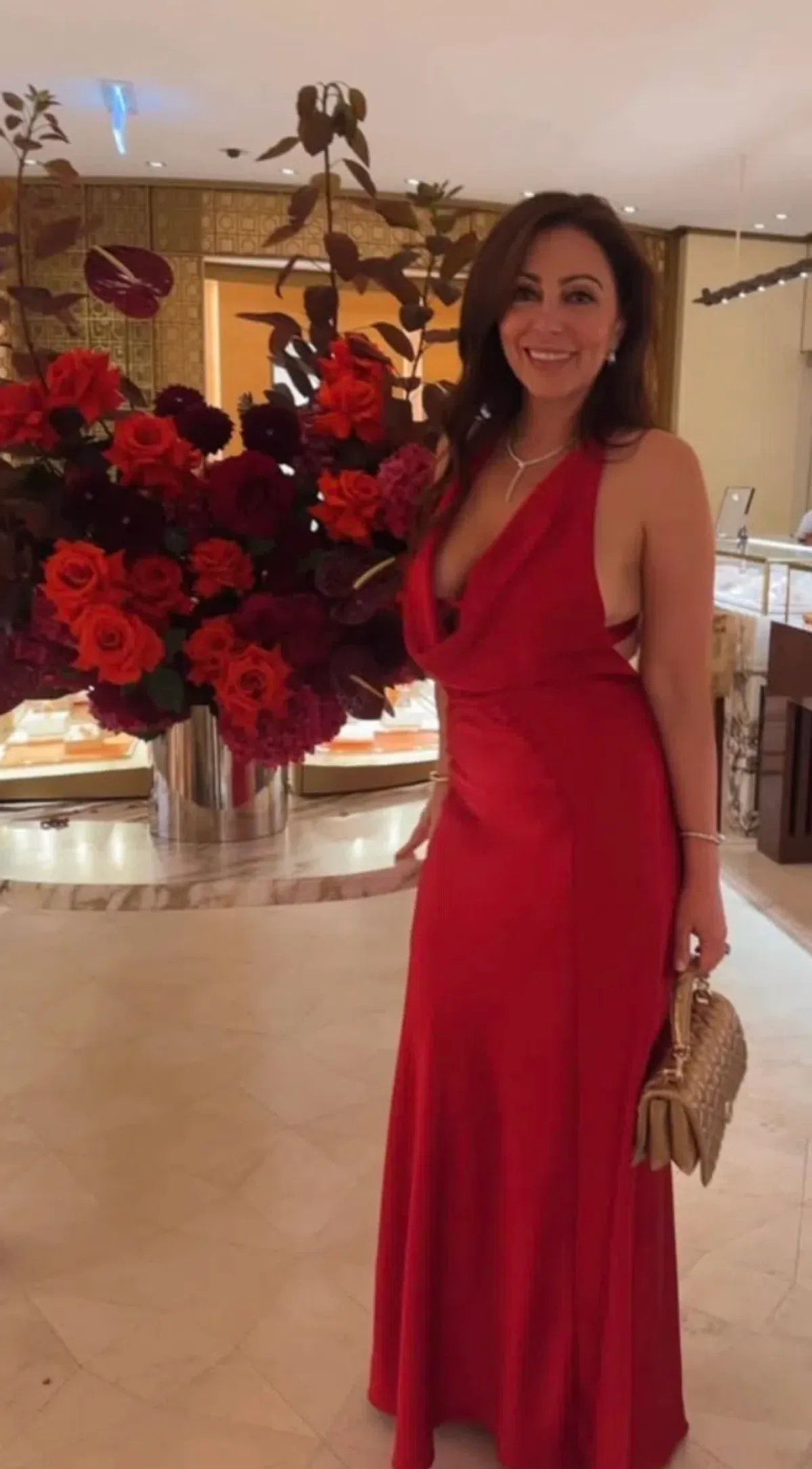 Manning Cartell CHARMED COWL SLIP DRESS in Red AU 8 - Image 5