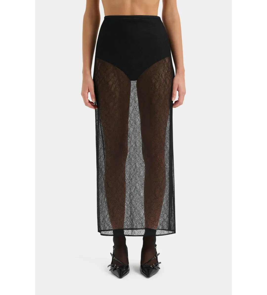 Sir The Label Dunya Draped Bralette with cardigan and skirt Size 1 for rent on The Volte - main image