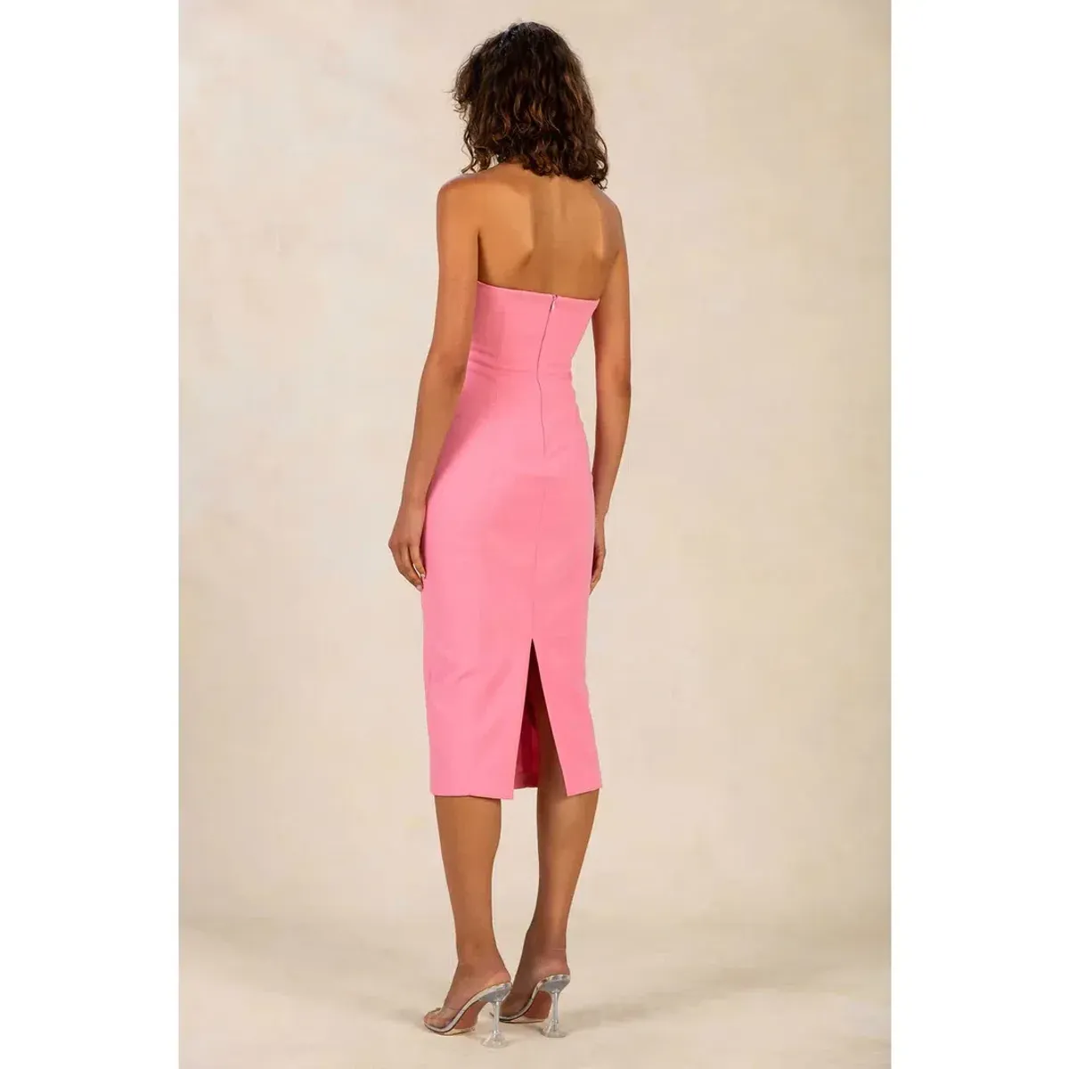 MISHA  Antonella Dress Pink Size 10 - Image 2