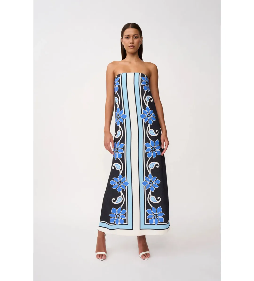 By Johnny - Azure Granada Strapless Dress Size AU 8 for rent on The Volte - main image