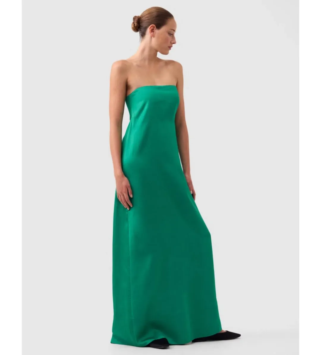 Morrison Willow Strapless Dress Green Size 0 / Size AU 6 for rent on The Volte - main image
