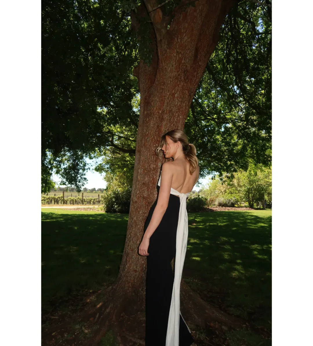 Madison Grace The Blair Dress Black Size 6 for rent on The Volte - main image