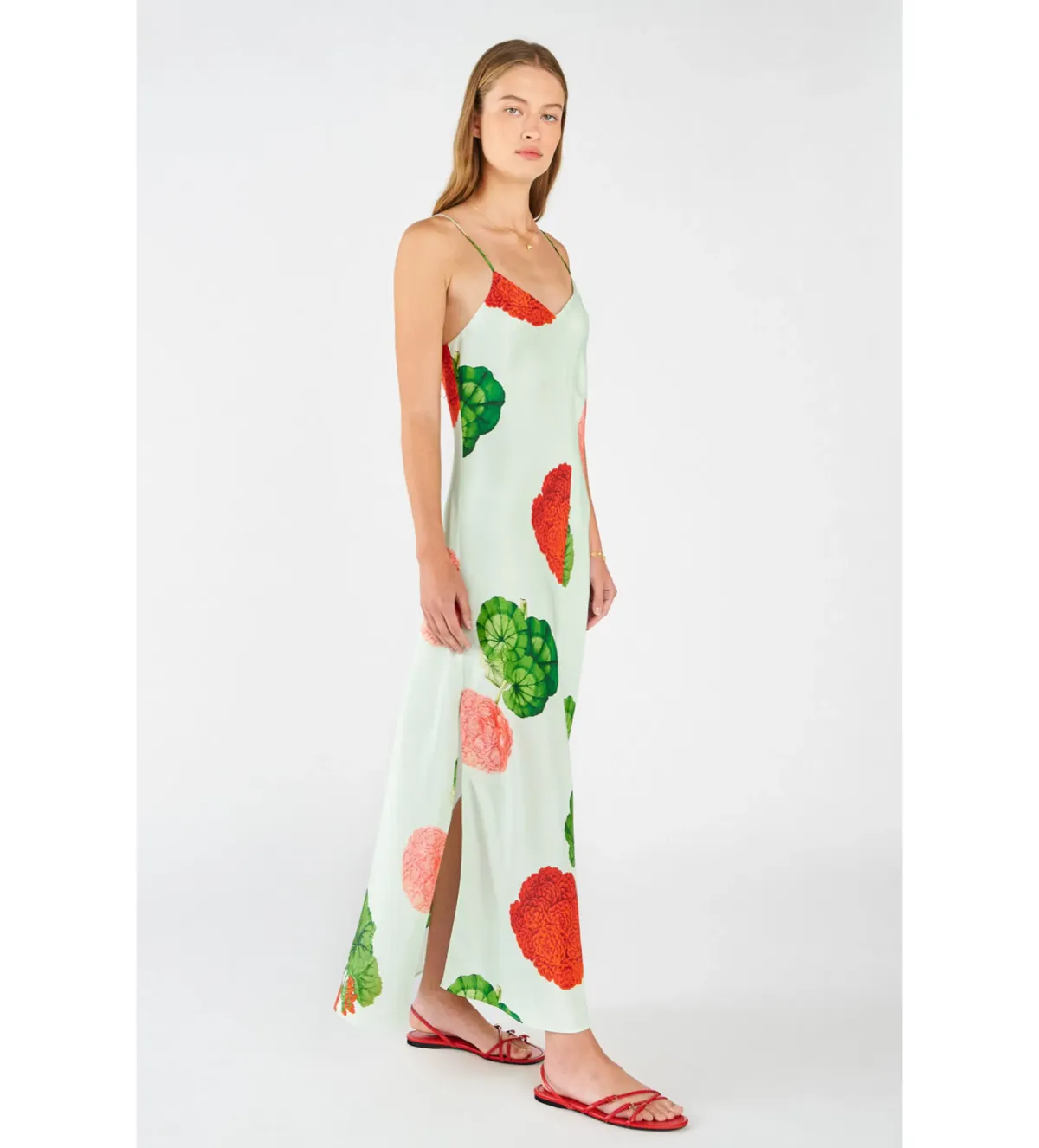 Oroton Posie Slip Dress Mid Floral Size 8 - Image 3