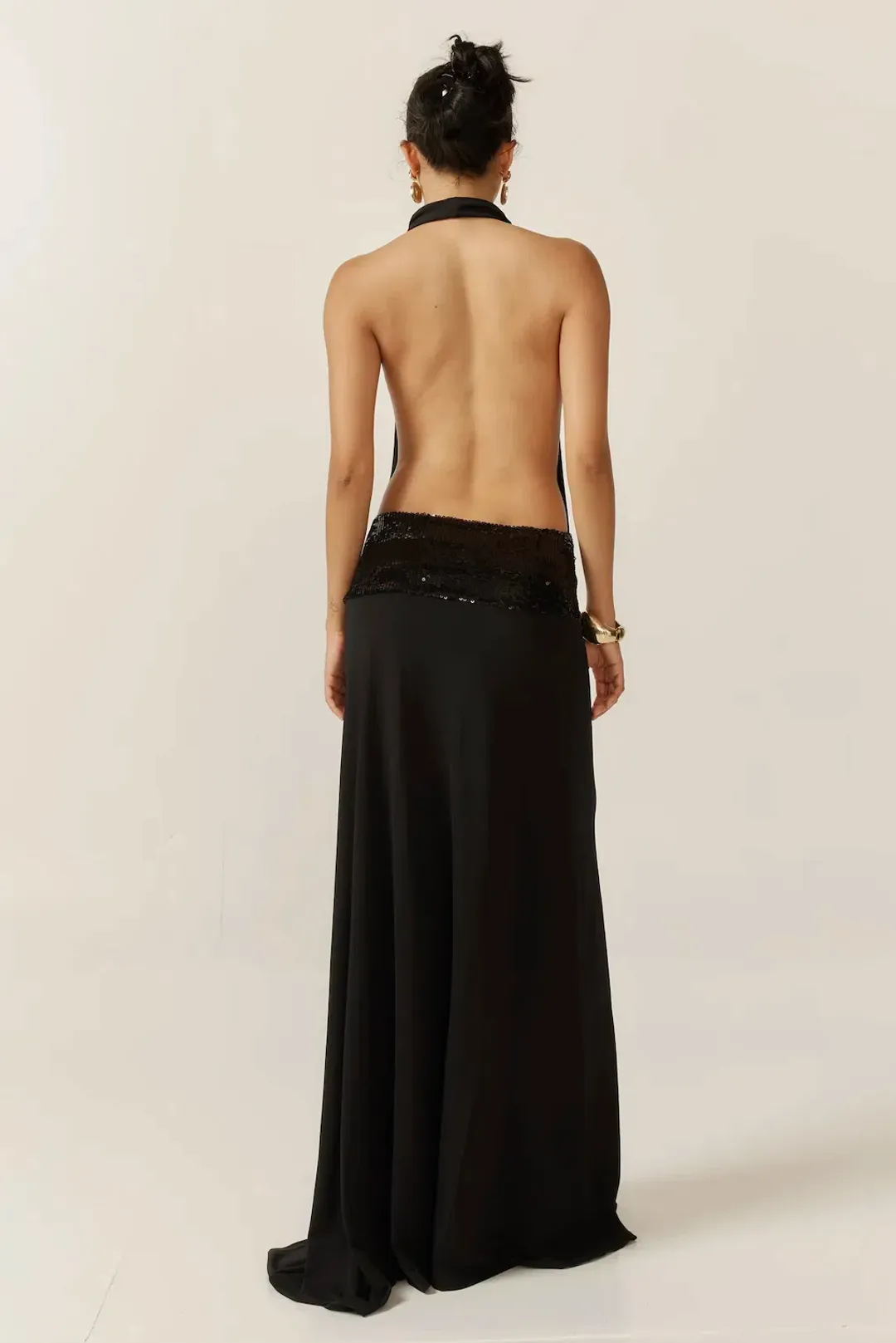 Ance Gria Adele Gown Black Size S / AU 8 for rent on The Volte - main image
