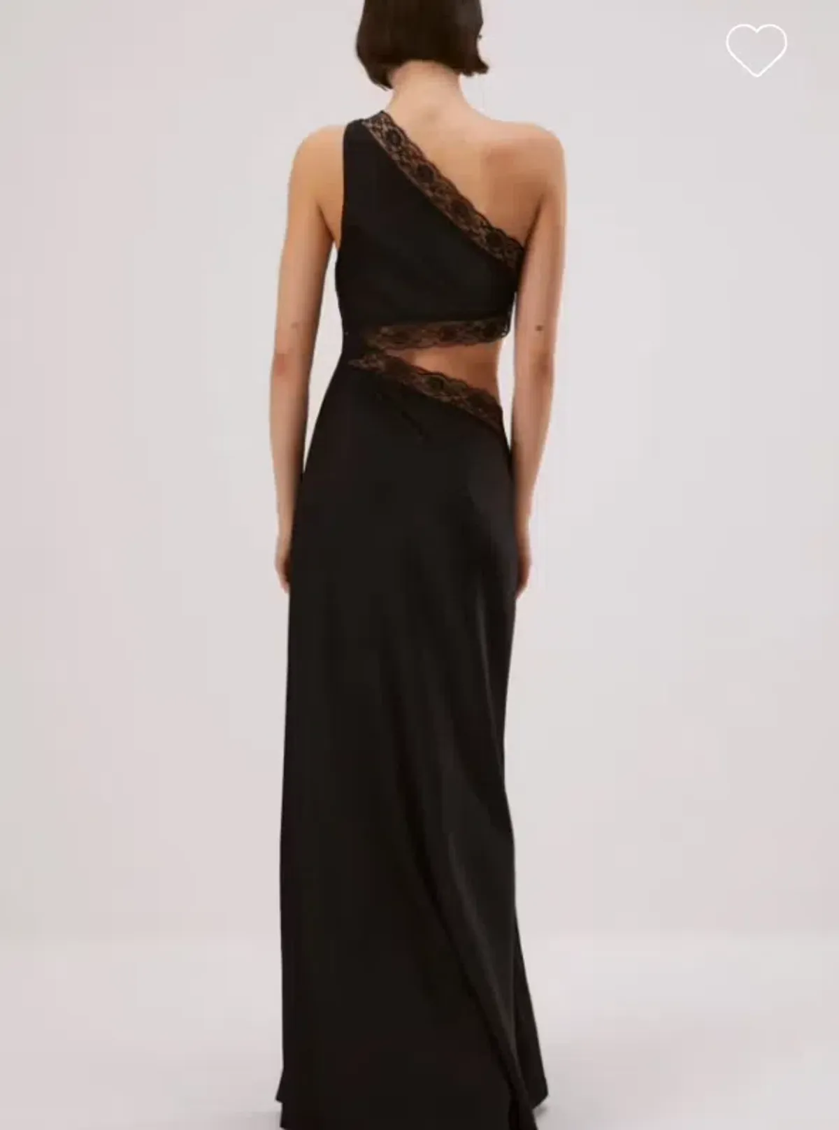 MISHA Jillian Silk Maxi Dress Black Size 10 - Image 2