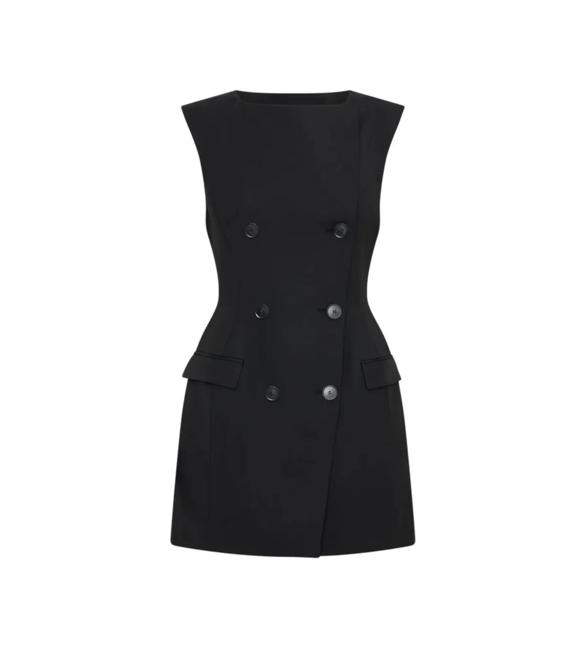 Camilla and Marc Dusk Mini Dress Black Size AU 12 - Image 6