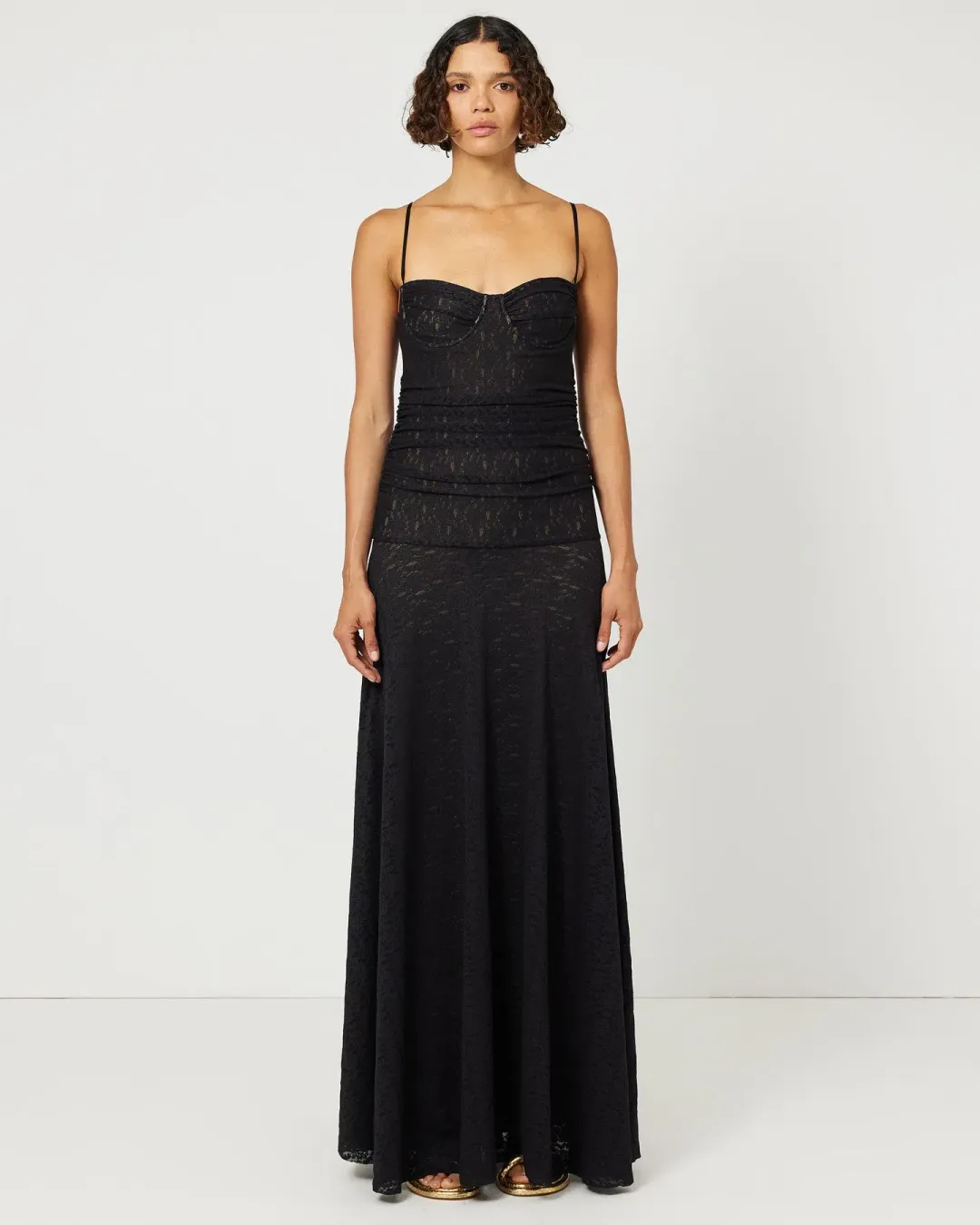 Camilla and Marc Camille Lace Maxi Black Size AU 10 for rent on The Volte - main image