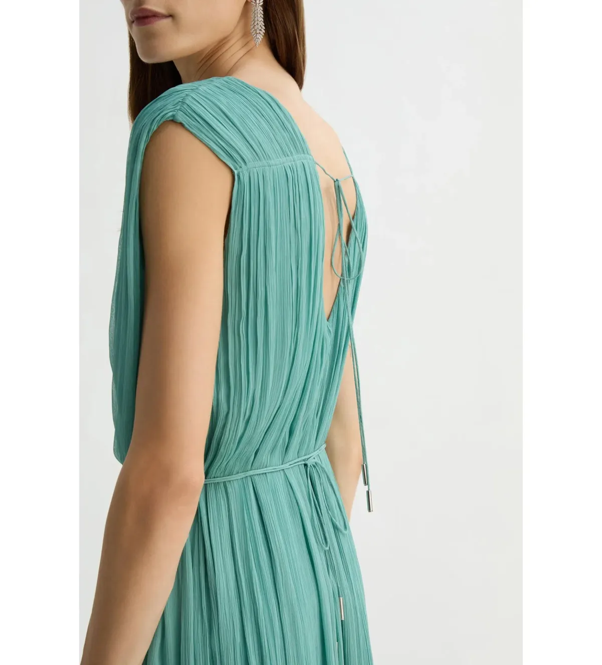 Willow Etienne Maxi Dress Sage Size AU 12 - Image 4