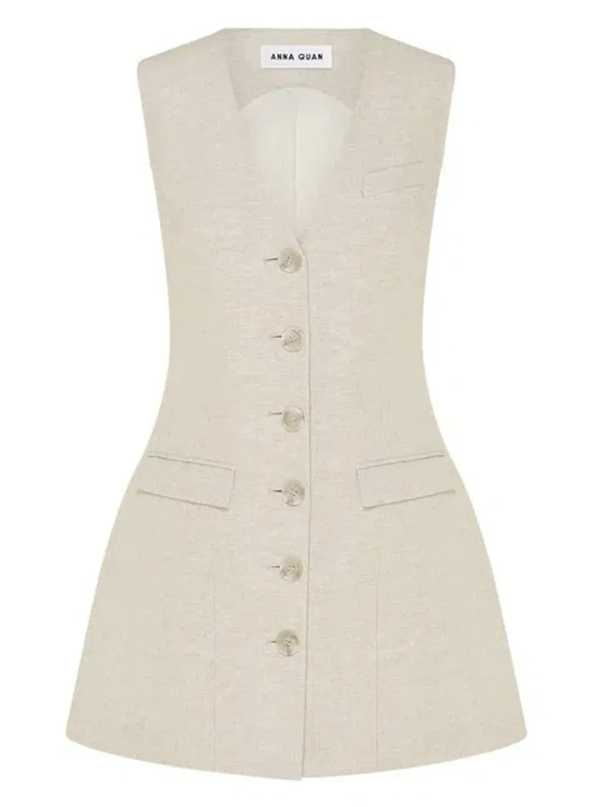 Anna Quan Remi Dress in Cloud Size 10 - Image 3