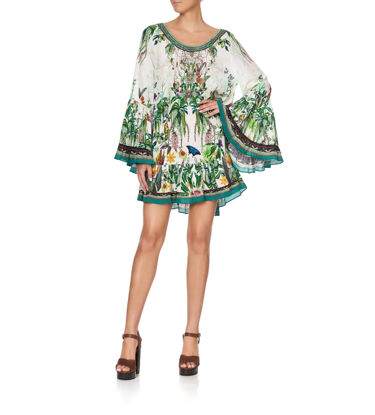 Camilla Daintree Darling A Line Frill Dress Size S / AU 10 - Image 1