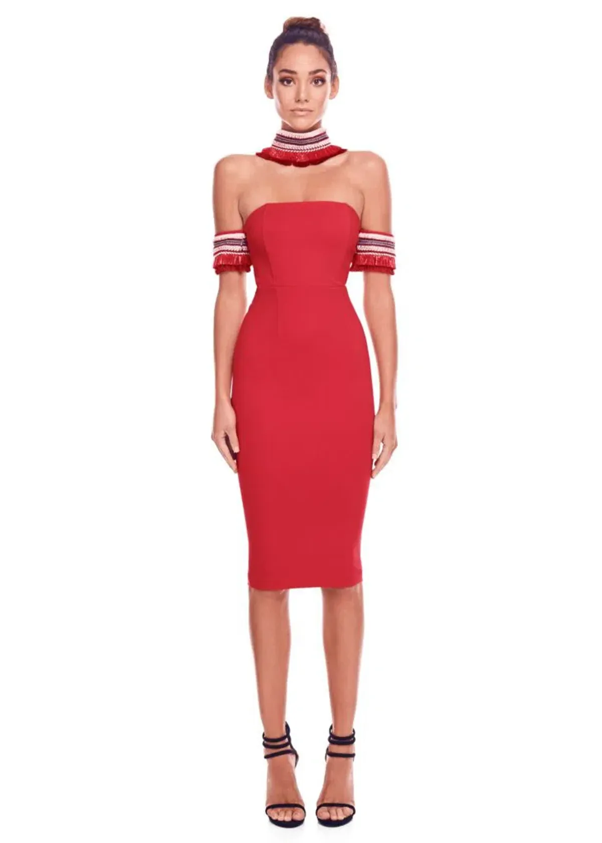 Eliya The Label Salma Dress Red Size 6 - Image 1