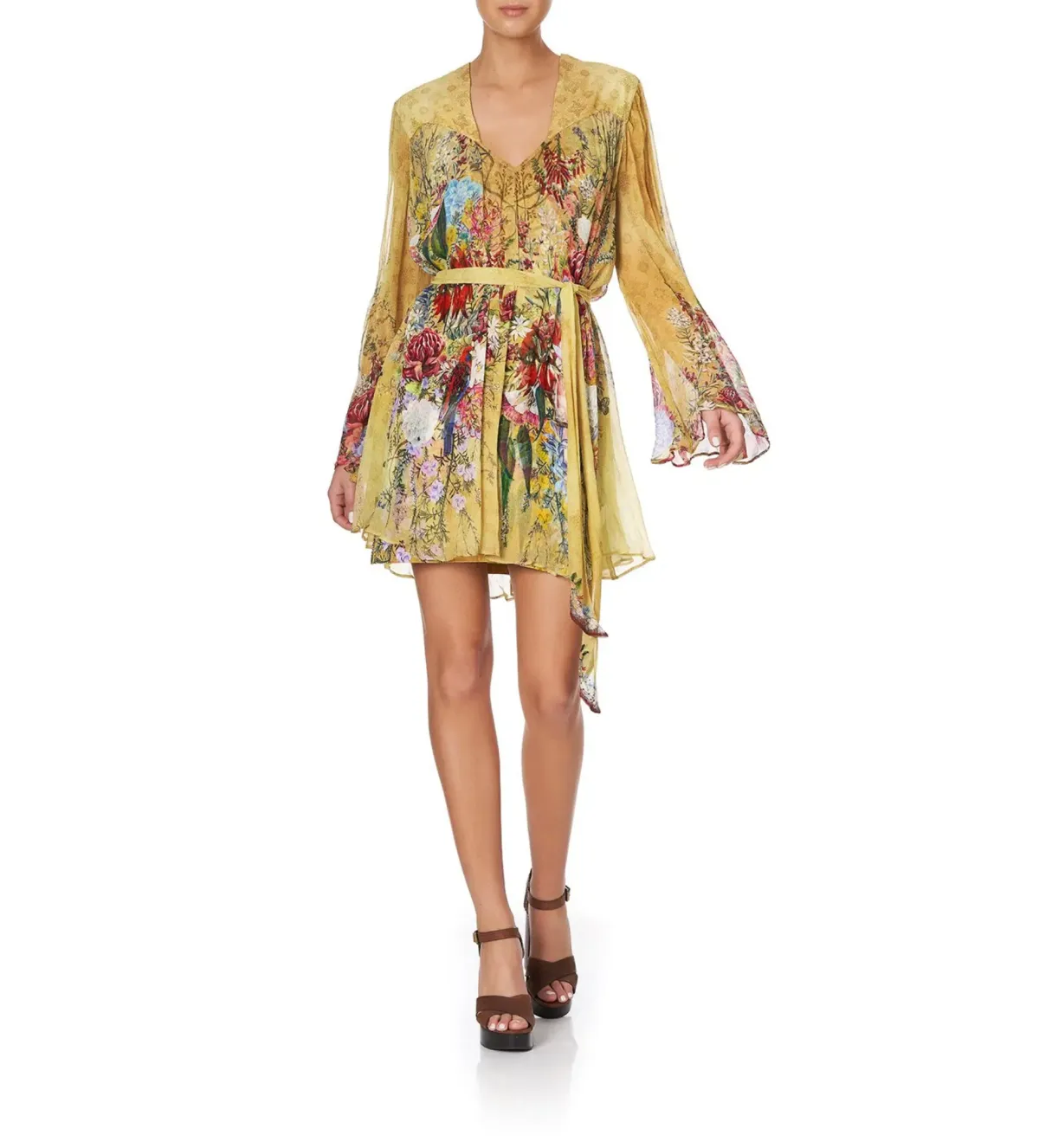 Camilla Among The Gumtrees Short Dress with Yoke Size S / AU 10 - Image 1