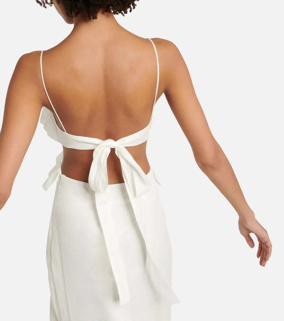 Sir the Label Allegra Frill Maxi Dress Ivory Size 6  - Image 3