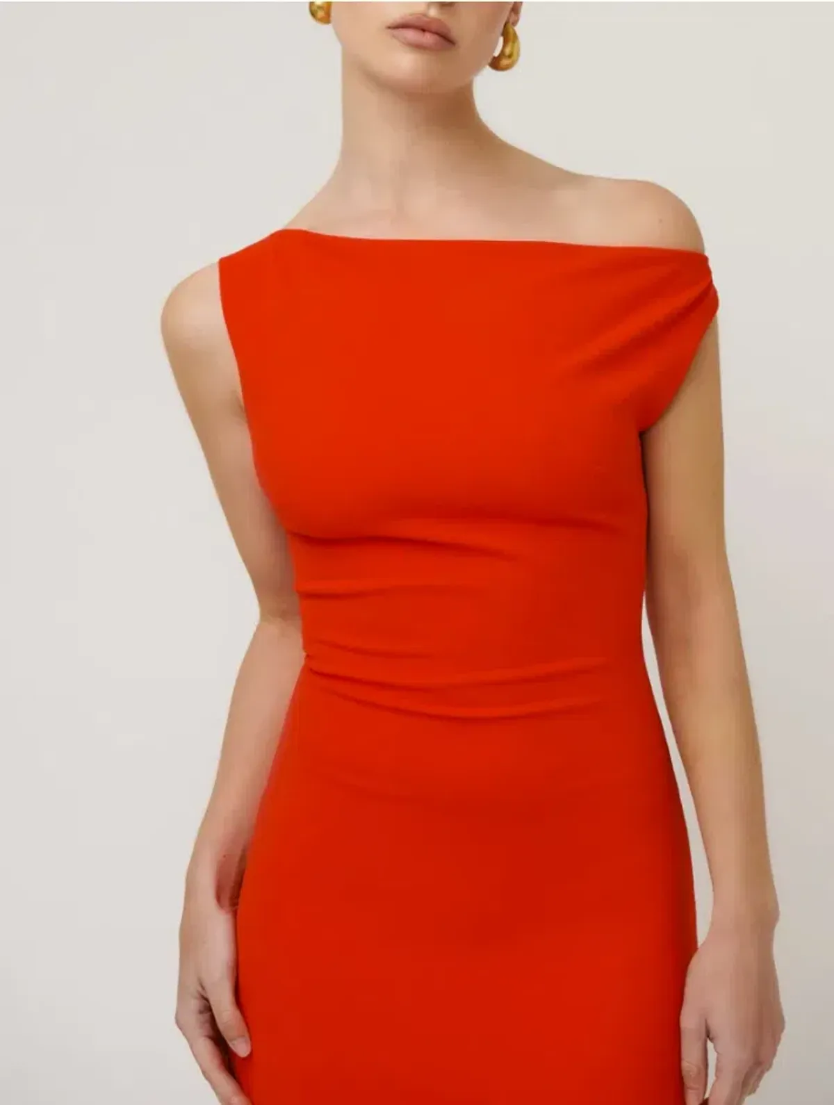 Effie Kats Inaya Gown Cherry Red Size AU 8 - Image 3