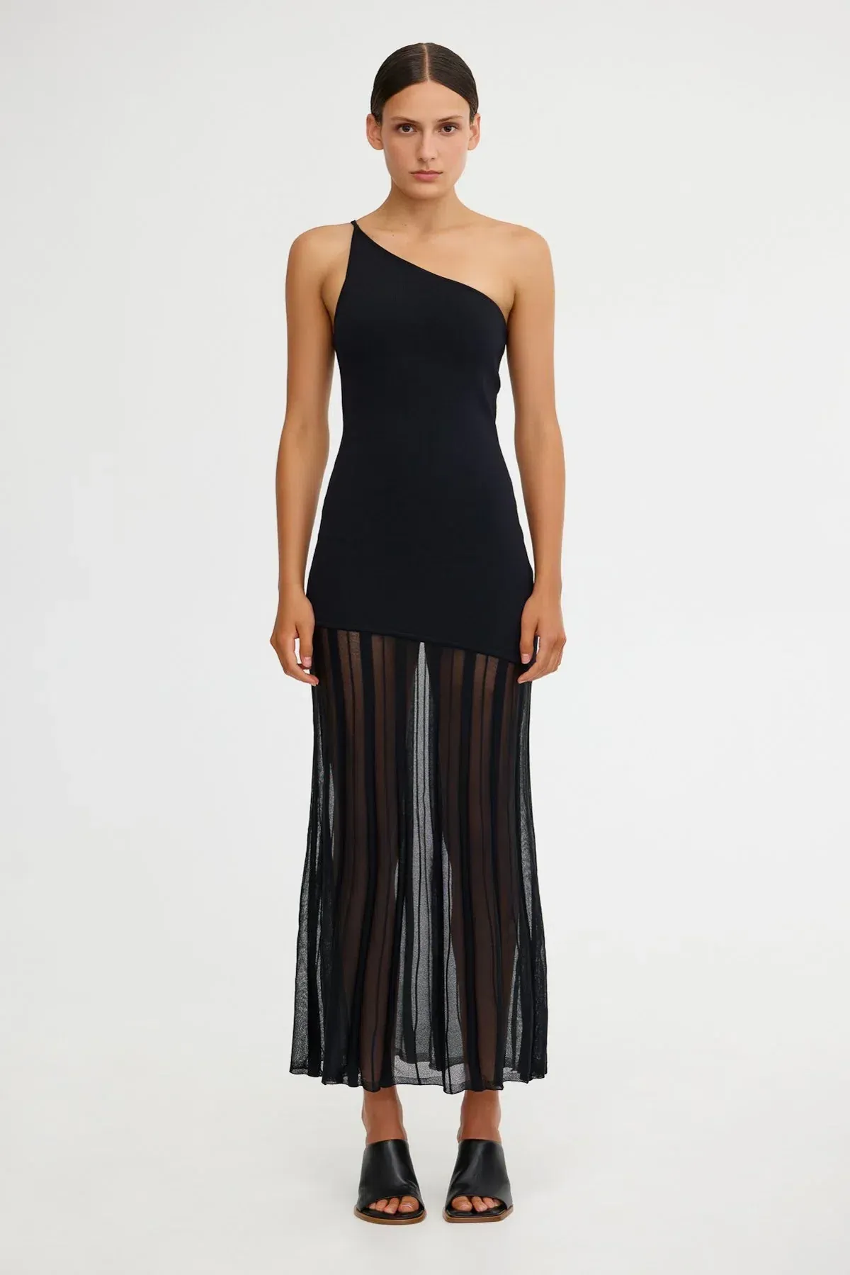 Significant Other Black Midi Arla Dress Size 8 - Image 1