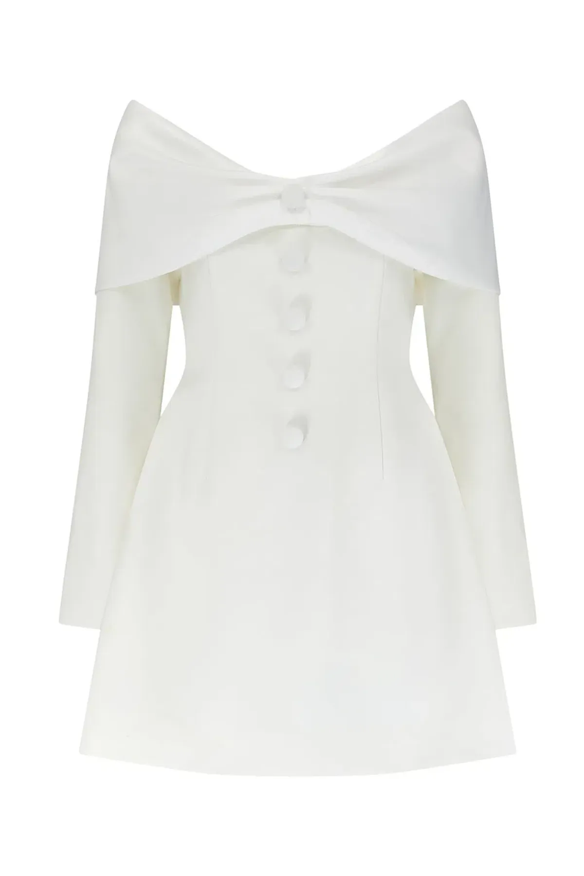 Odd Muse The Ultimate Muse Bow Mini Dress White Size S / AU 8 - Image 4