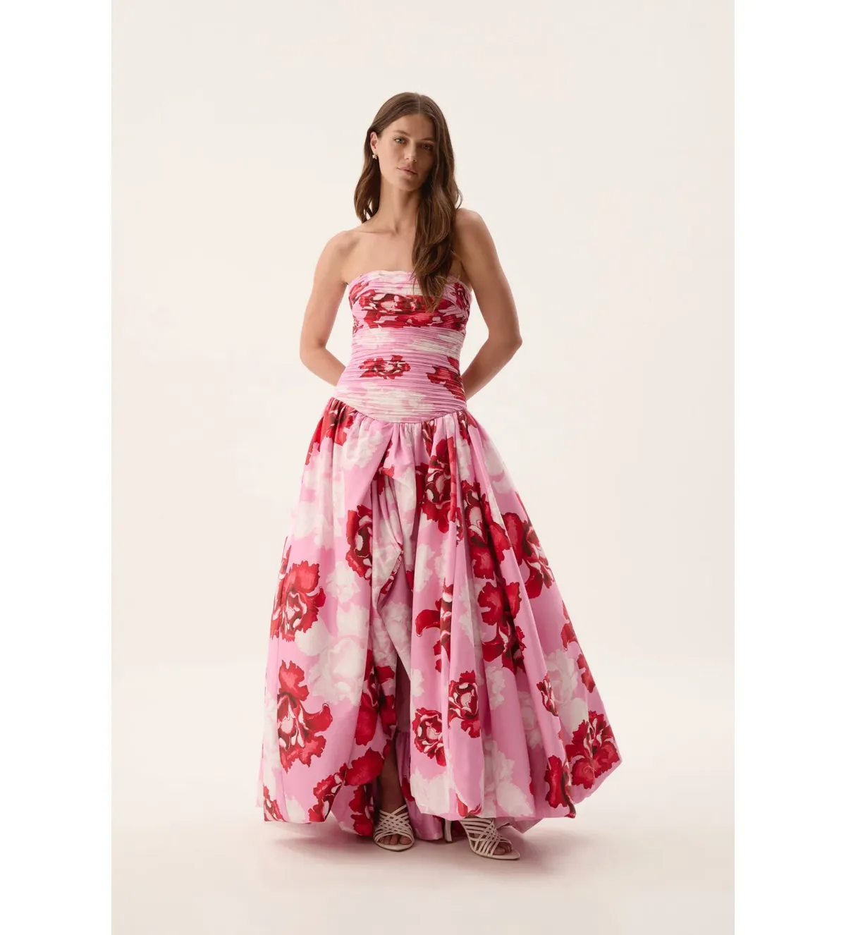 AJE Behold Maxi Dress Pink Boldy Blooming Size  8 - Image 1