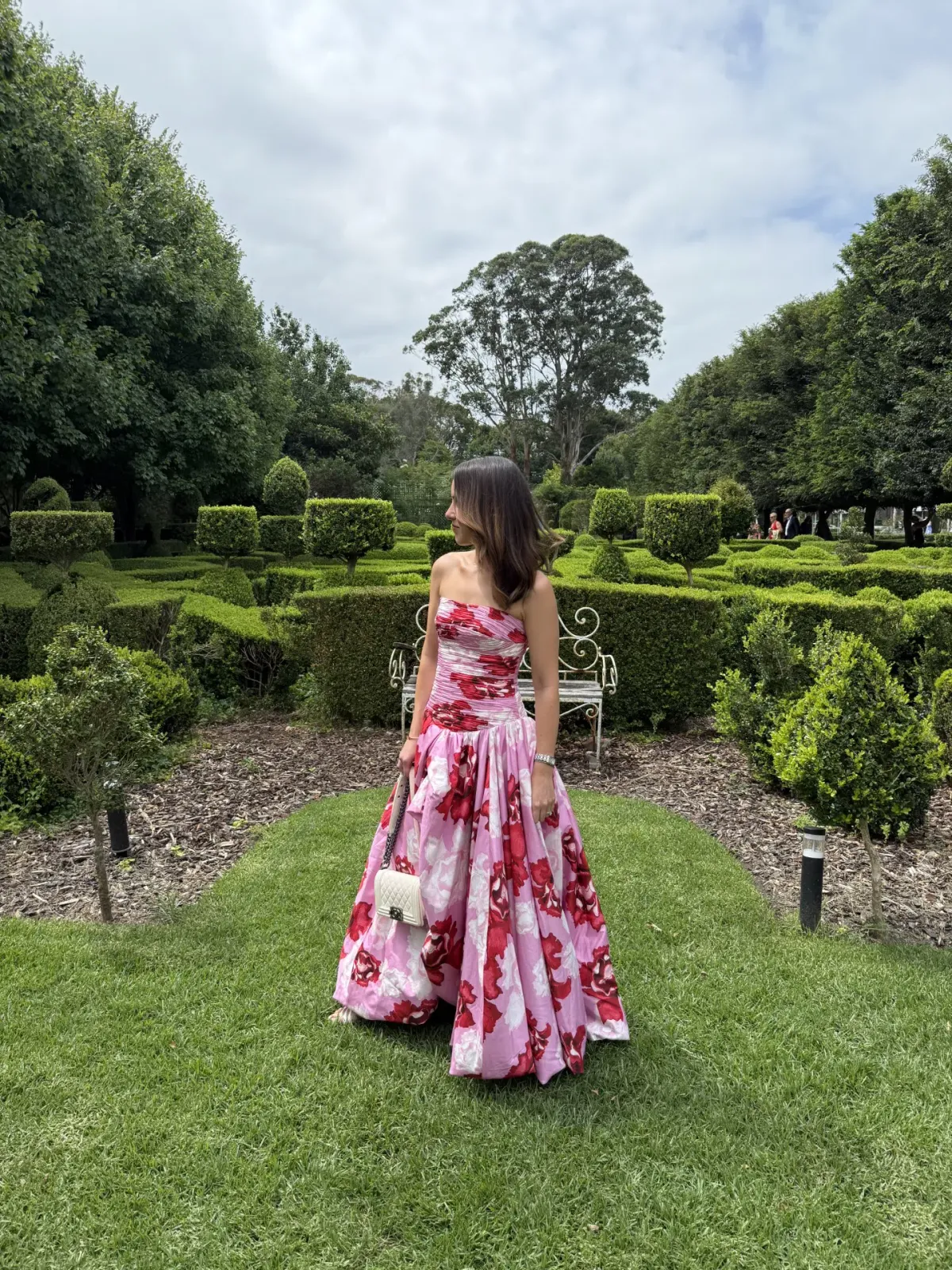 AJE Behold Maxi Dress Pink Boldy Blooming Size  8 - Image 2