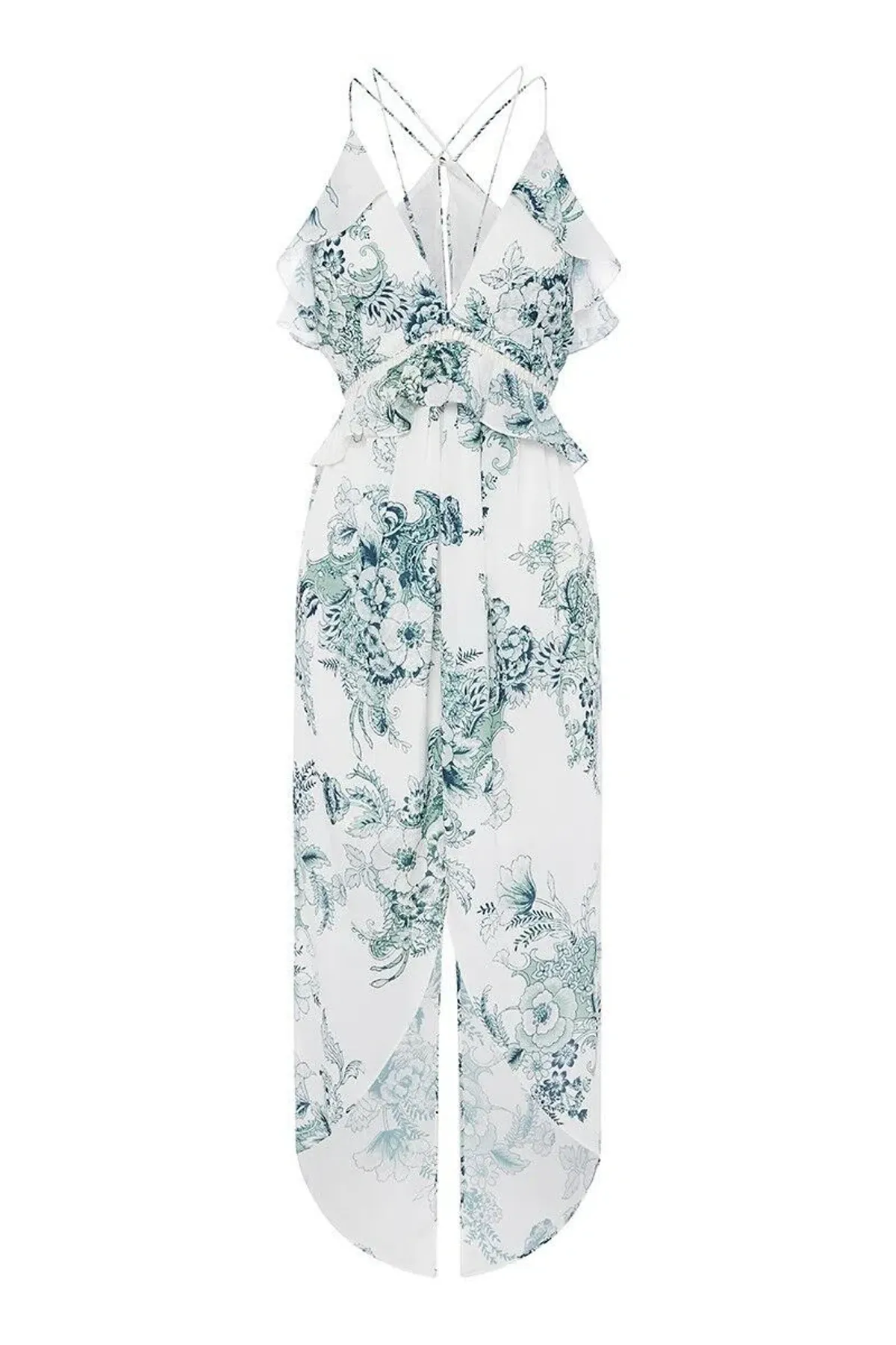 Sheike Vintage Lily Dress Print Size 8 - Image 2