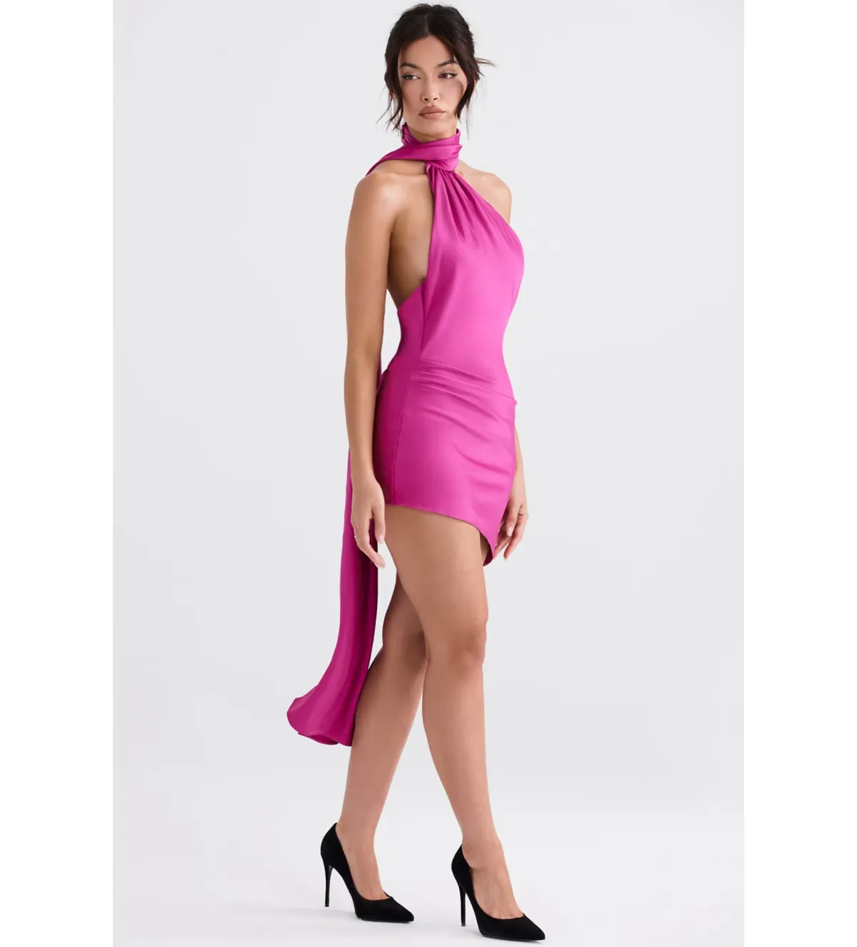 House of CB Aida Mini Dress Pink Size 8 - Image 1